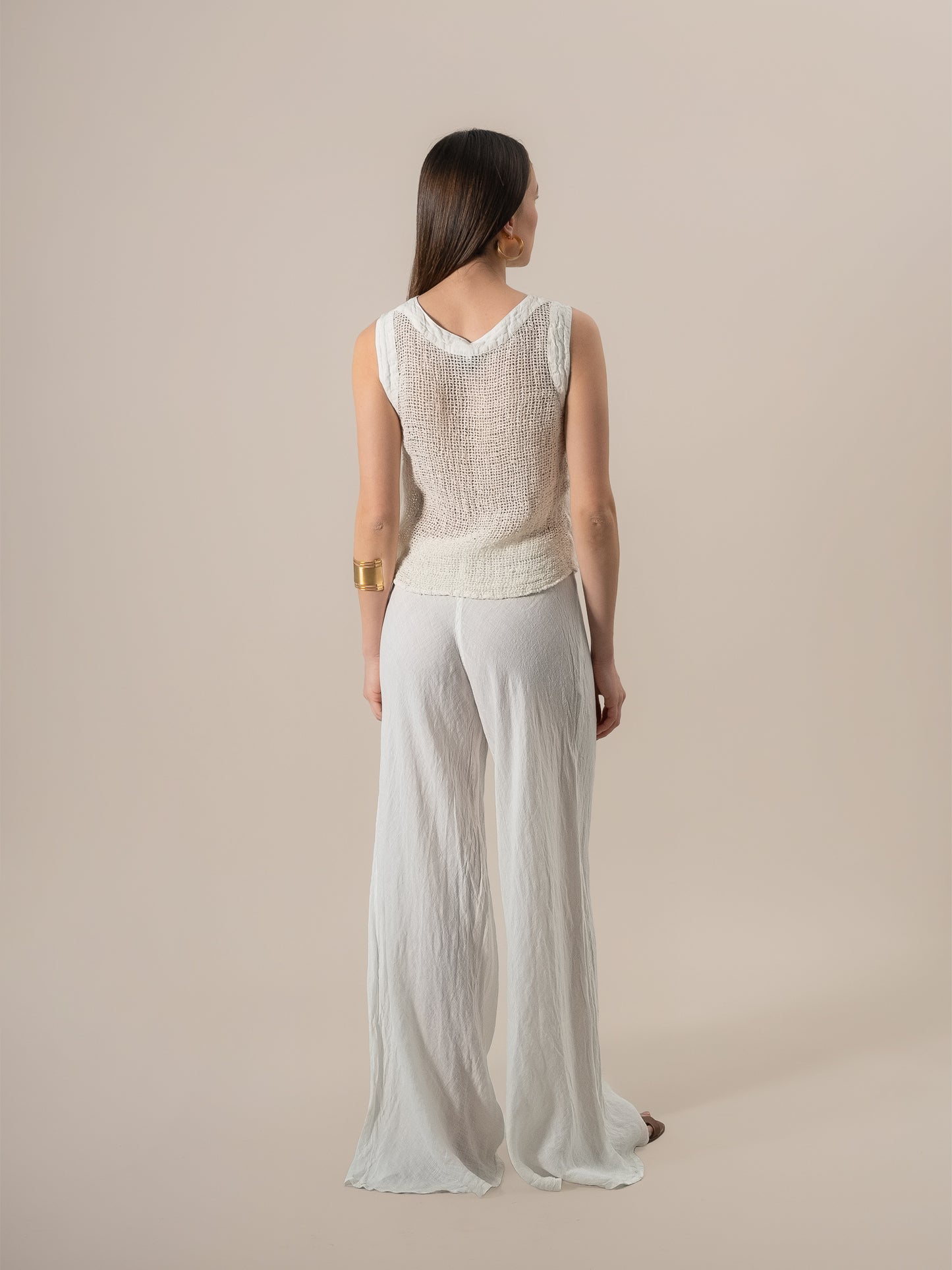 Pantalone Simone Battista Latte PANTALONE SIMONE battista 33 Bottega Di Brunella