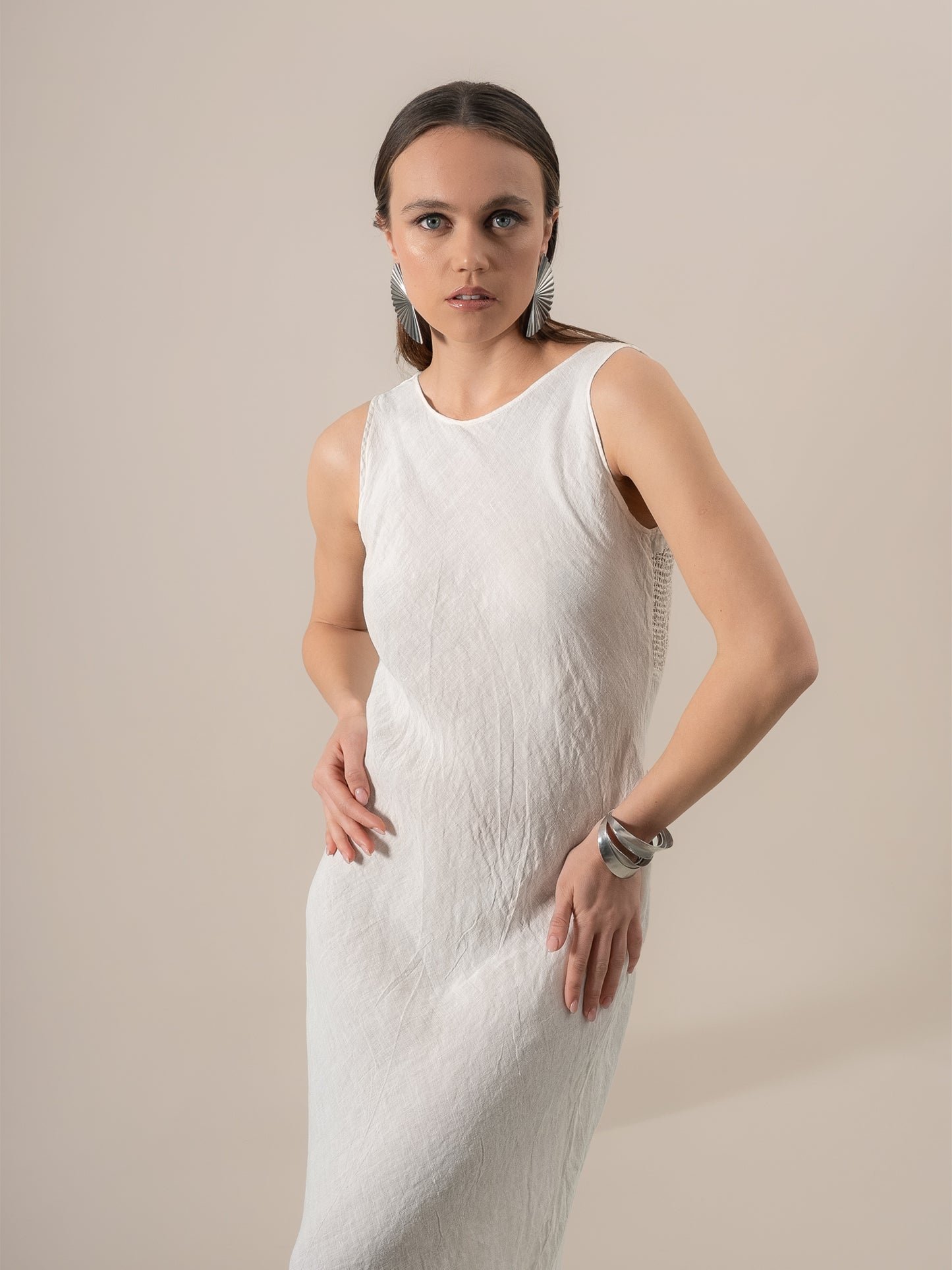 Vestito Ireneo Battista Latte VESTITO IRENEO battista 33 Bottega Di Brunella
