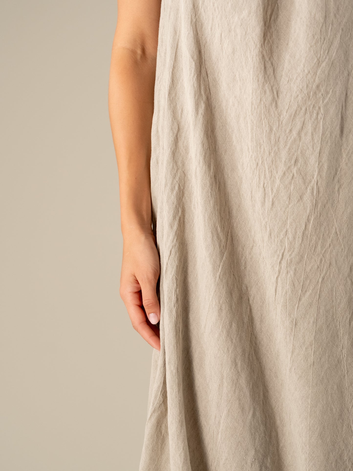 Vestito Anubi Battista Naturale VESTITO ANUBI battista 12 Bottega Di Brunella