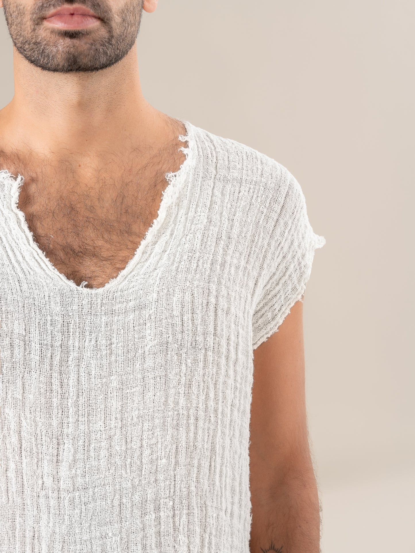 Maglia Sandokan G/M Ulivo Latte MAGLIA SANDOKAN G/M ulivo 33 Bottega Di Brunella