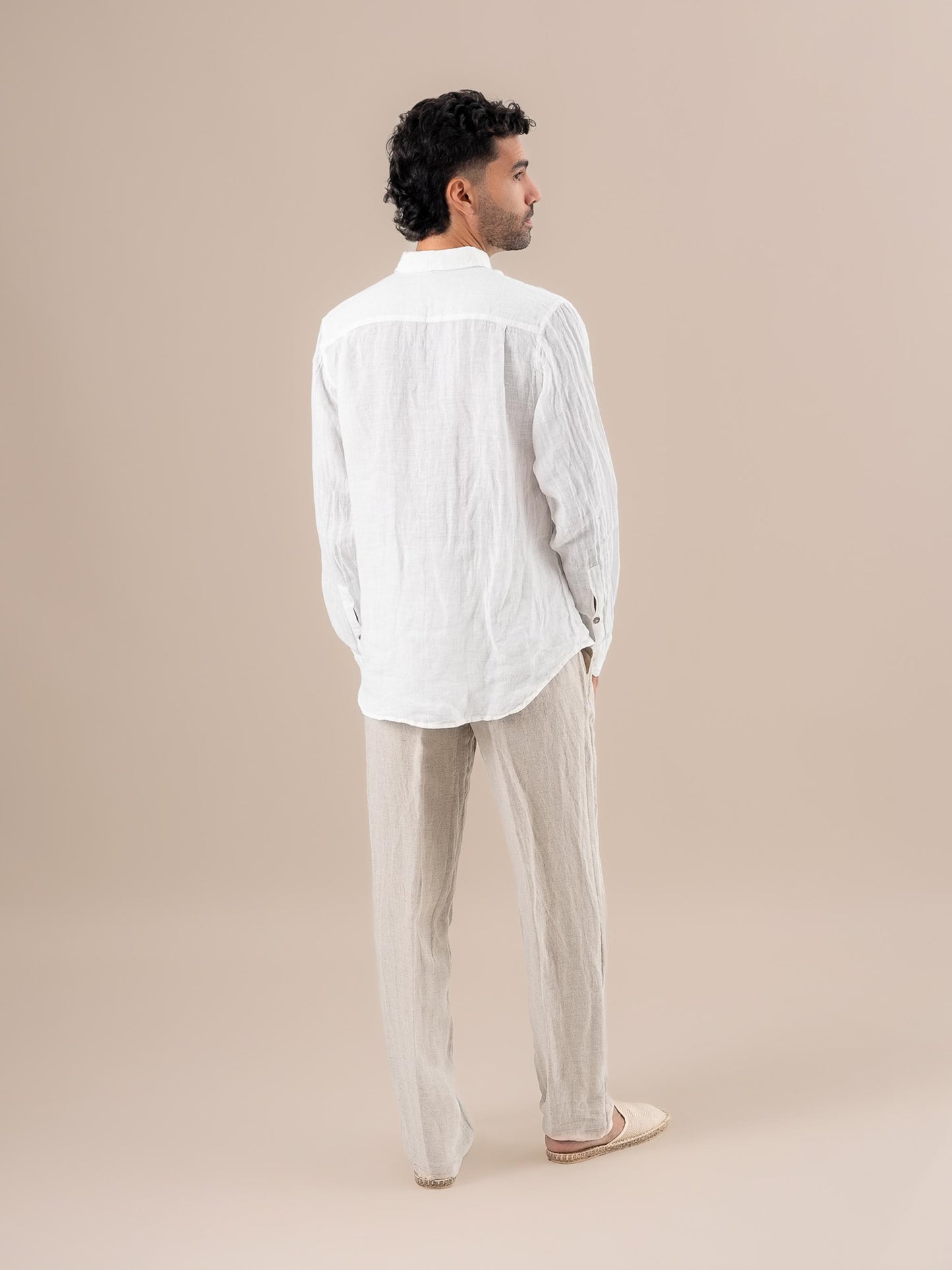 Camicia Peppe M/L Battista Latte CAMICIA PEPPE m/l collo battista 33 Bottega Di Brunella