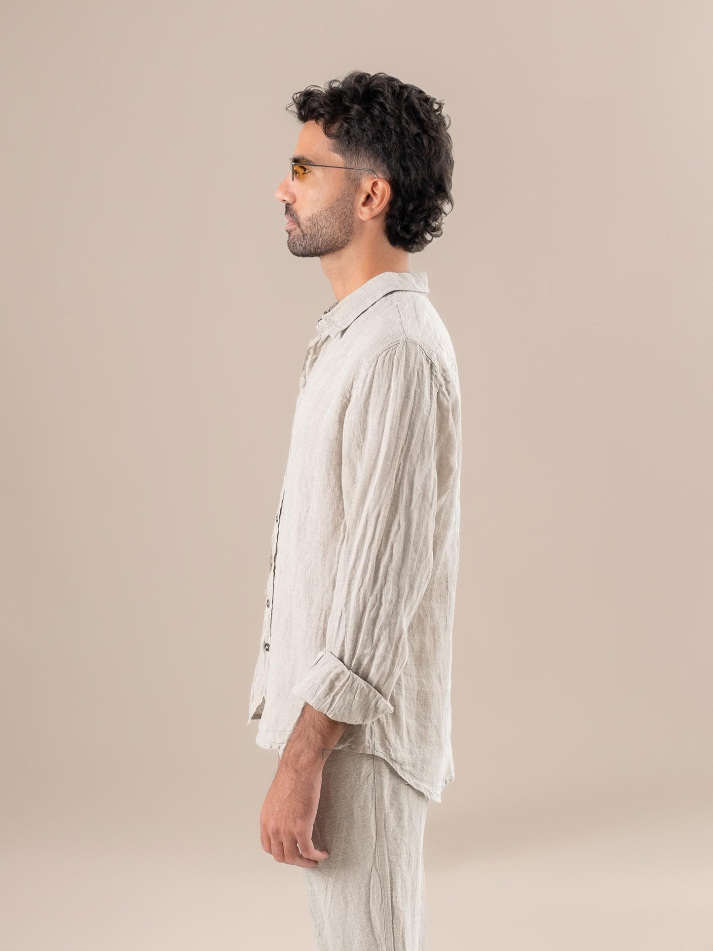 Camicia Franco Battista Naturale CAMICIA FRANCO battista 12 Bottega Di Brunella