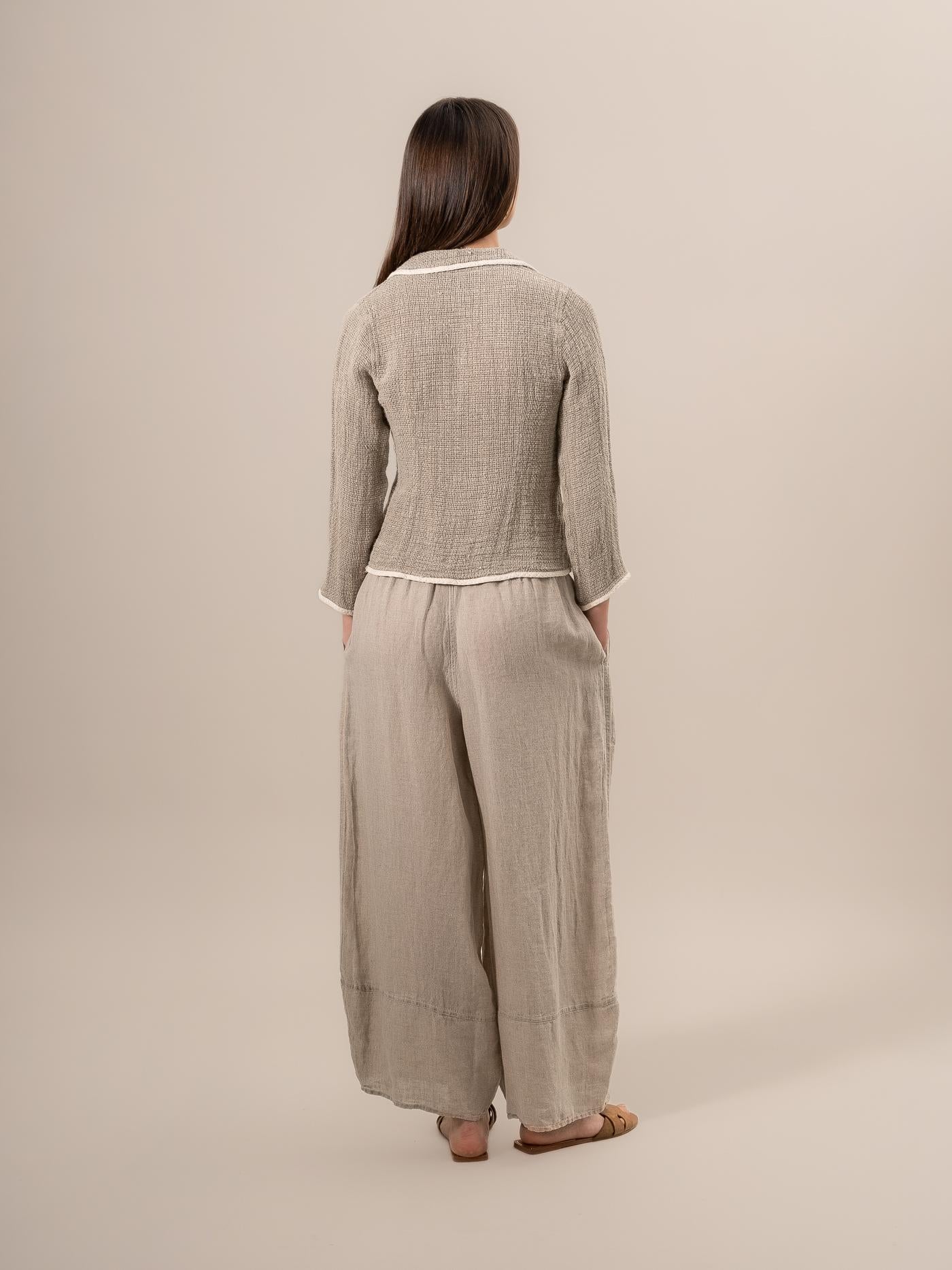 Giacca Elena Aida Naturale GIACCA ELENA aida 12 Bottega Di Brunella