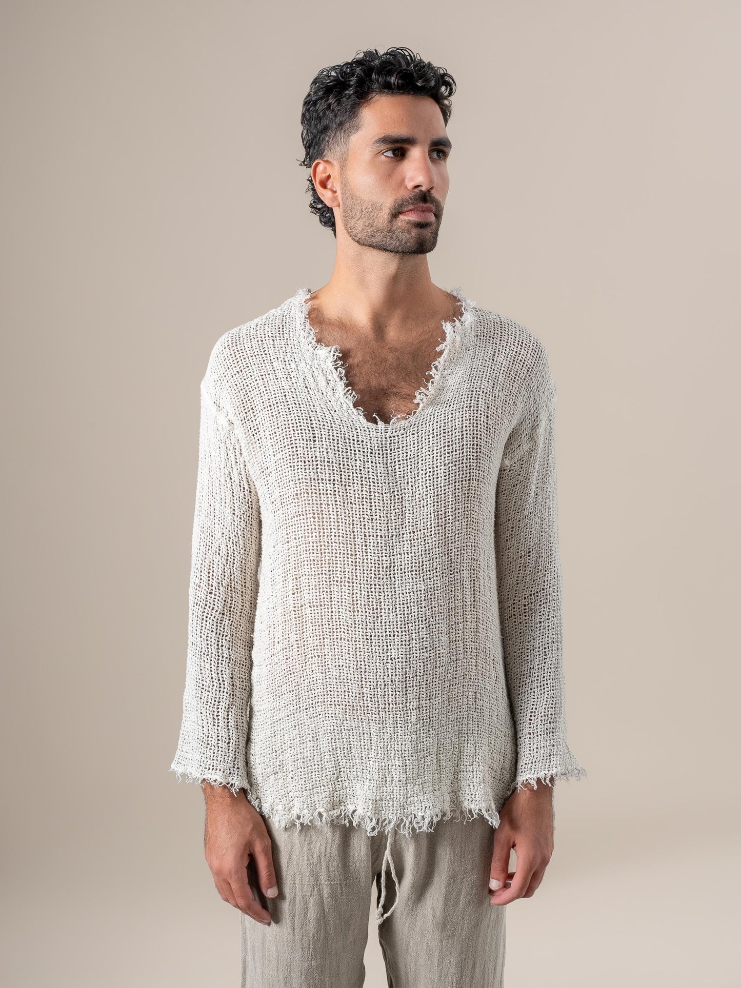 Maglia Sandokan Campagna Latte MAGLIA SANDOKAN campagna 33 Bottega Di Brunella