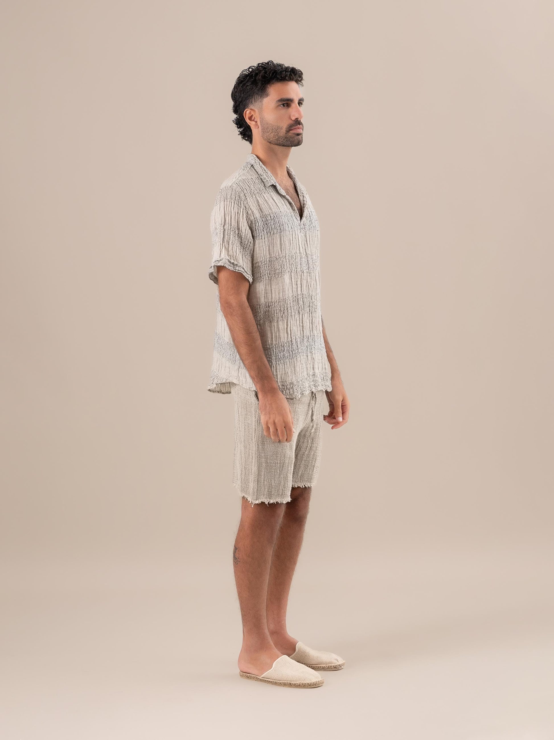 Shorts Amalfi Aida Naturale SHORT AMALFI aida 12 Bottega Di Brunella