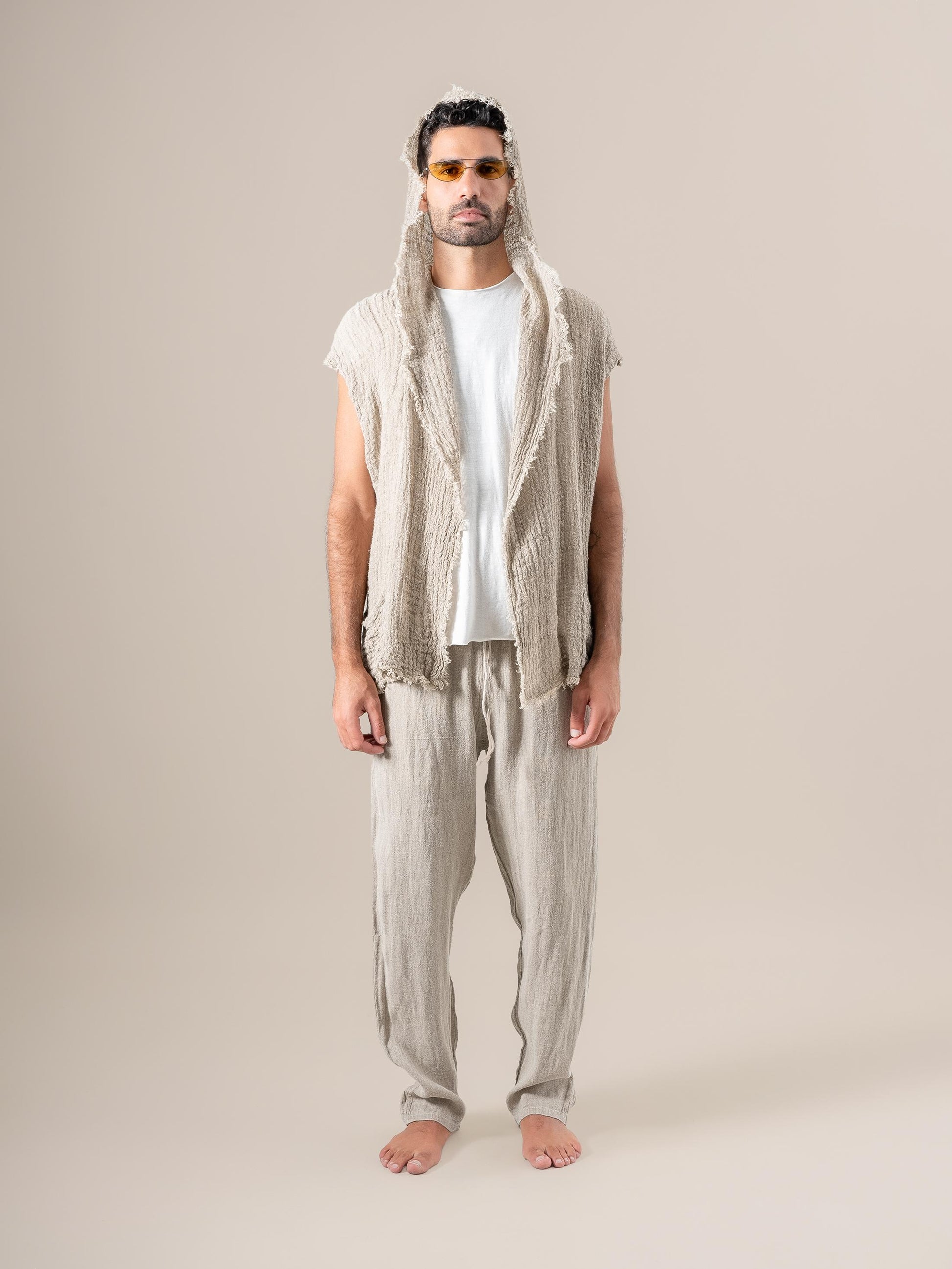 Gilet Romano di Ulivo Naturale GILET ROMANO ulivo 12 Bottega Di Brunella