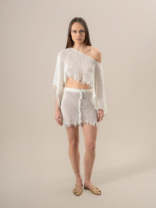 Gonna Supermini Campagna Latte GONNA SUPER MINI campagna 33 Bottega Di Brunella