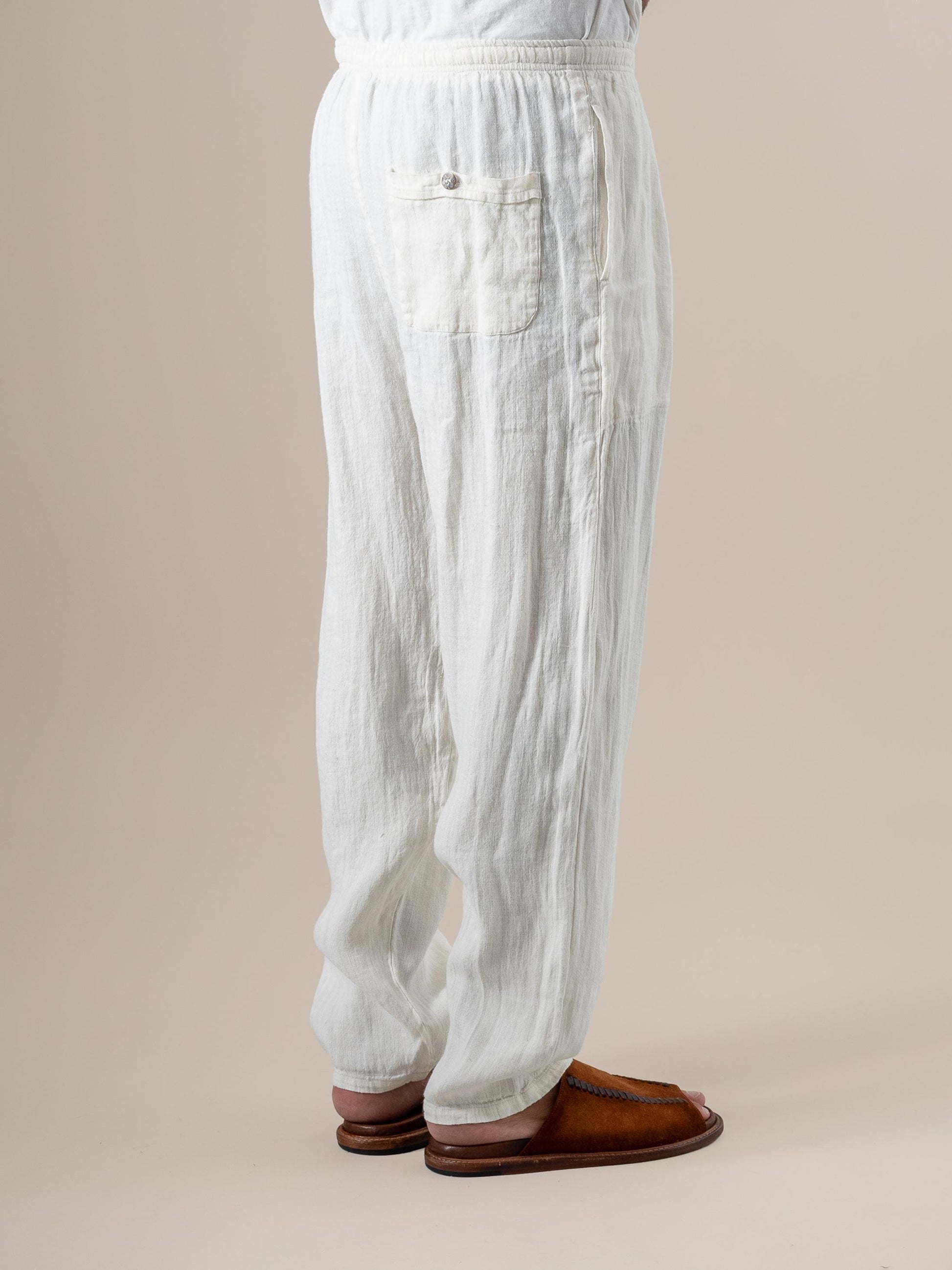 Pantalone Paolo Tela Country Latte PANTALONE PAOLO tela country 33 Bottega Di Brunella