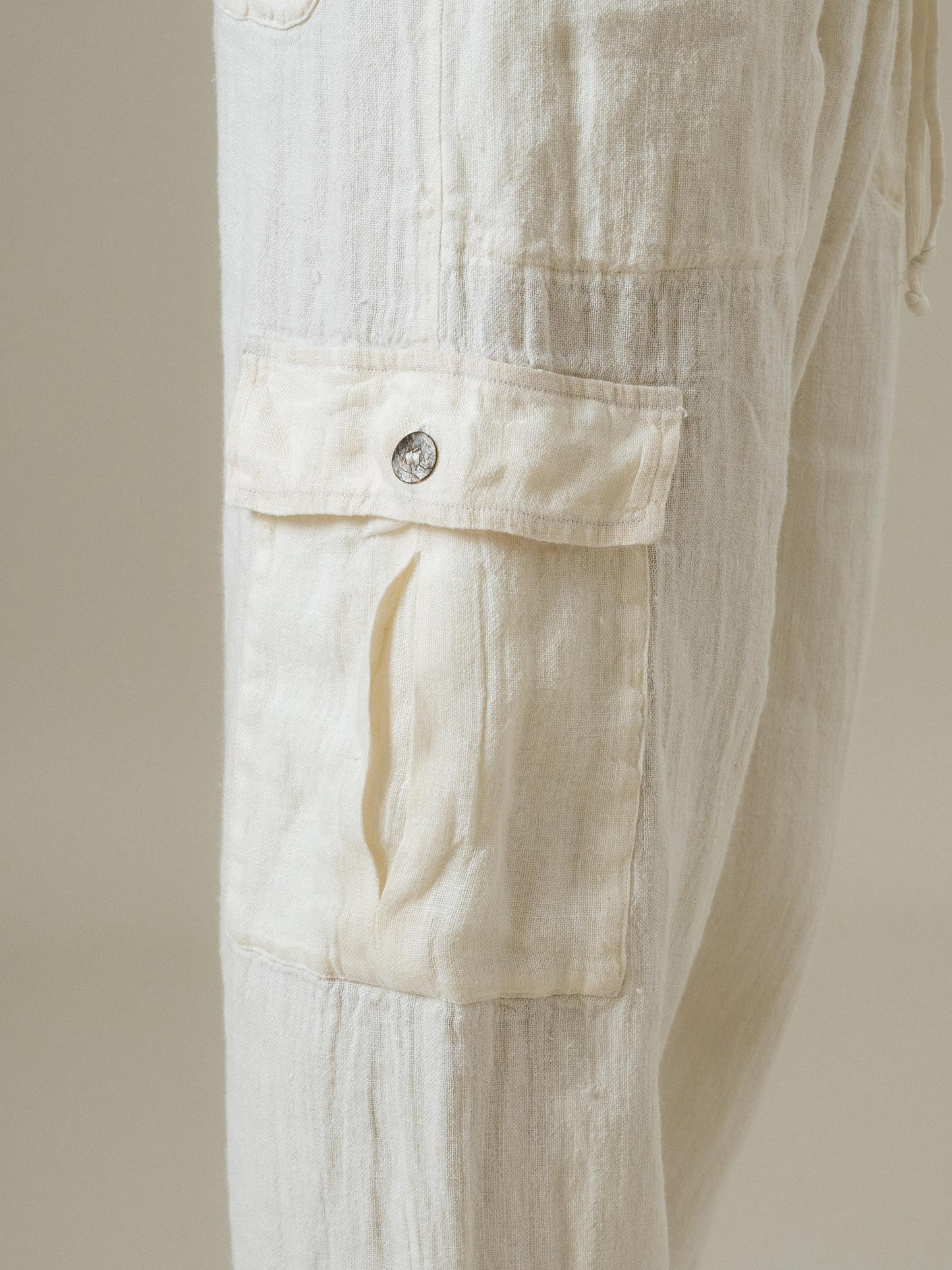 Pantalone Lavoro Tela Country Latte PANTALONE LAVORO tela country 33 Bottega Di Brunella