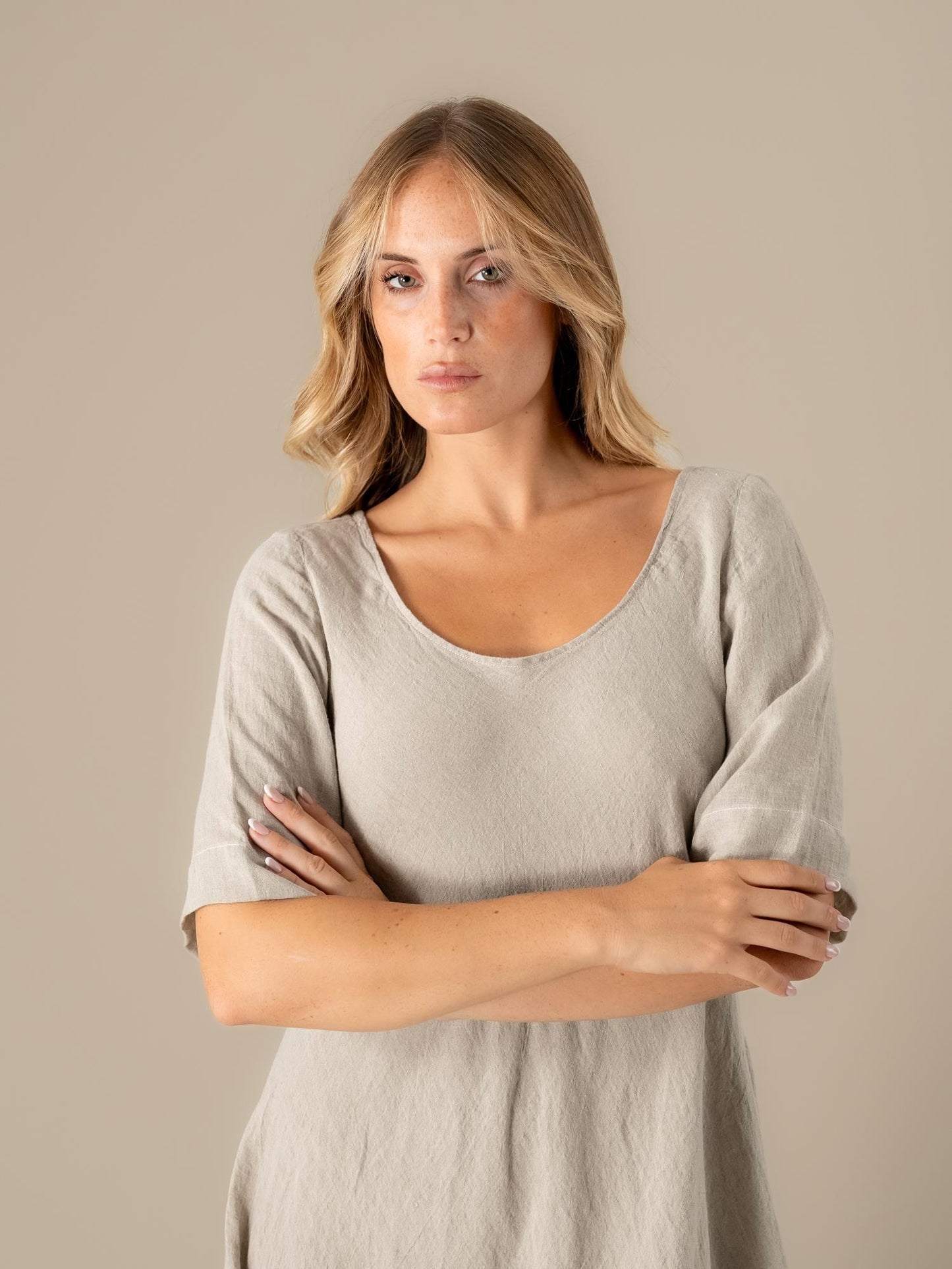 Vestito Faraone Battista Naturale VESTITO FARAONE battista 12 Bottega Di Brunella
