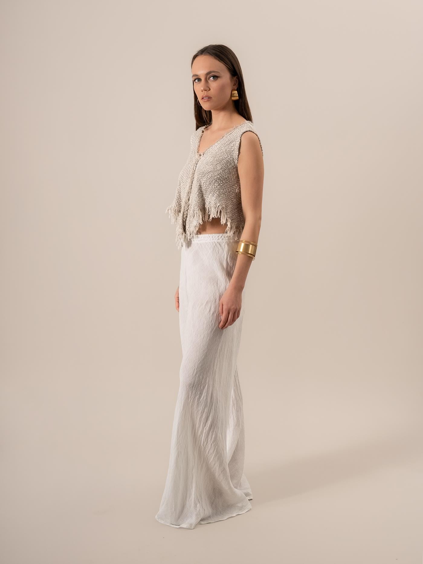 Top Mini Bazaar Tela Campo Naturale TOP MN BAZAAR tela campo 12 Bottega Di Brunella