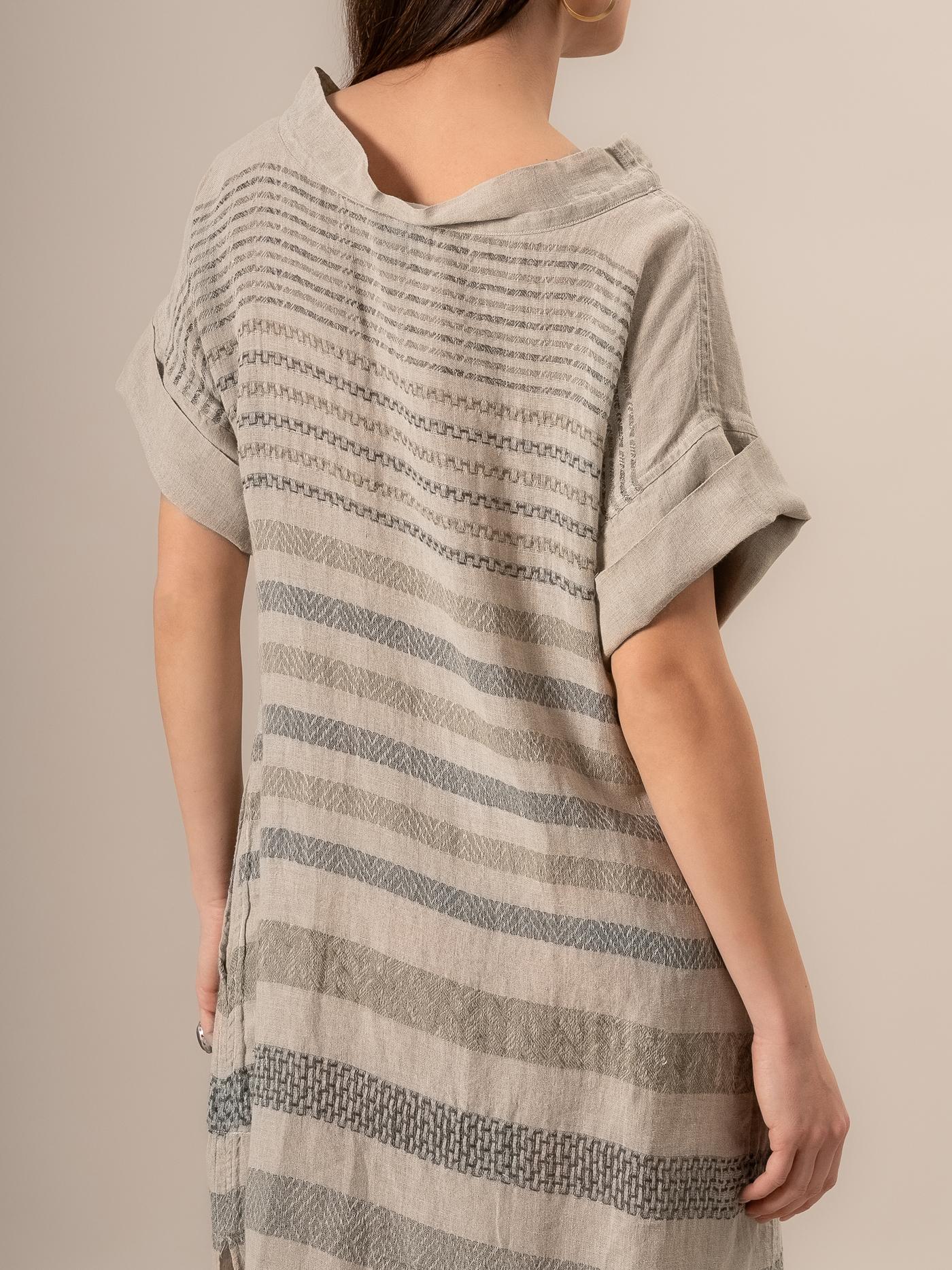 Vestito Titanic Taglio Patch Rosmarino Naturale VESTITO TITANIC T. PATCH ROS 12 Bottega Di Brunella
