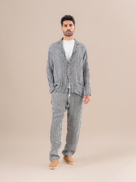 Giacca Blazer Riga Valentina Latte GIACCA BLAZER riga valentina 33 Bottega Di Brunella