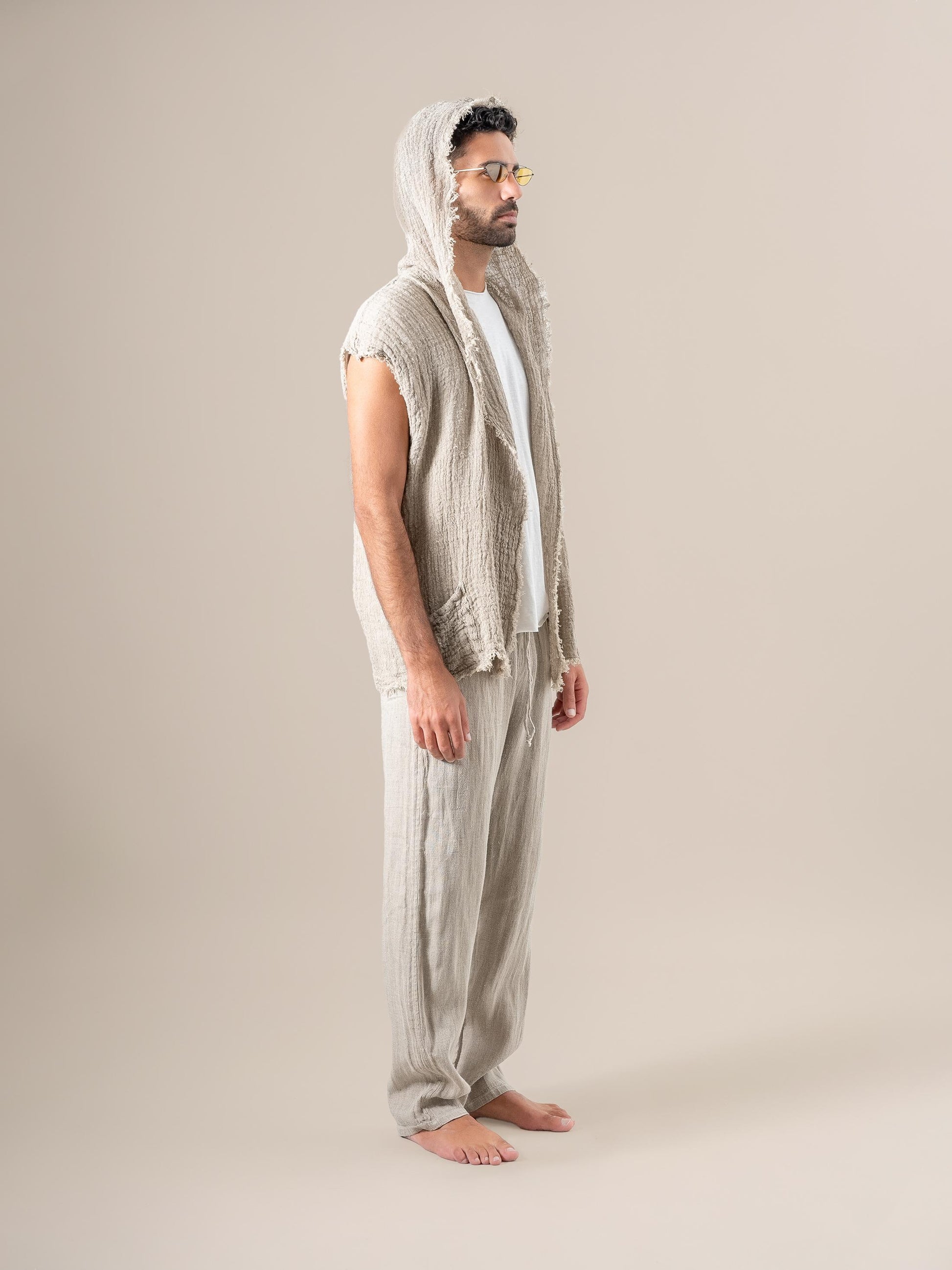 Gilet Romano di Ulivo Naturale GILET ROMANO ulivo 12 Bottega Di Brunella