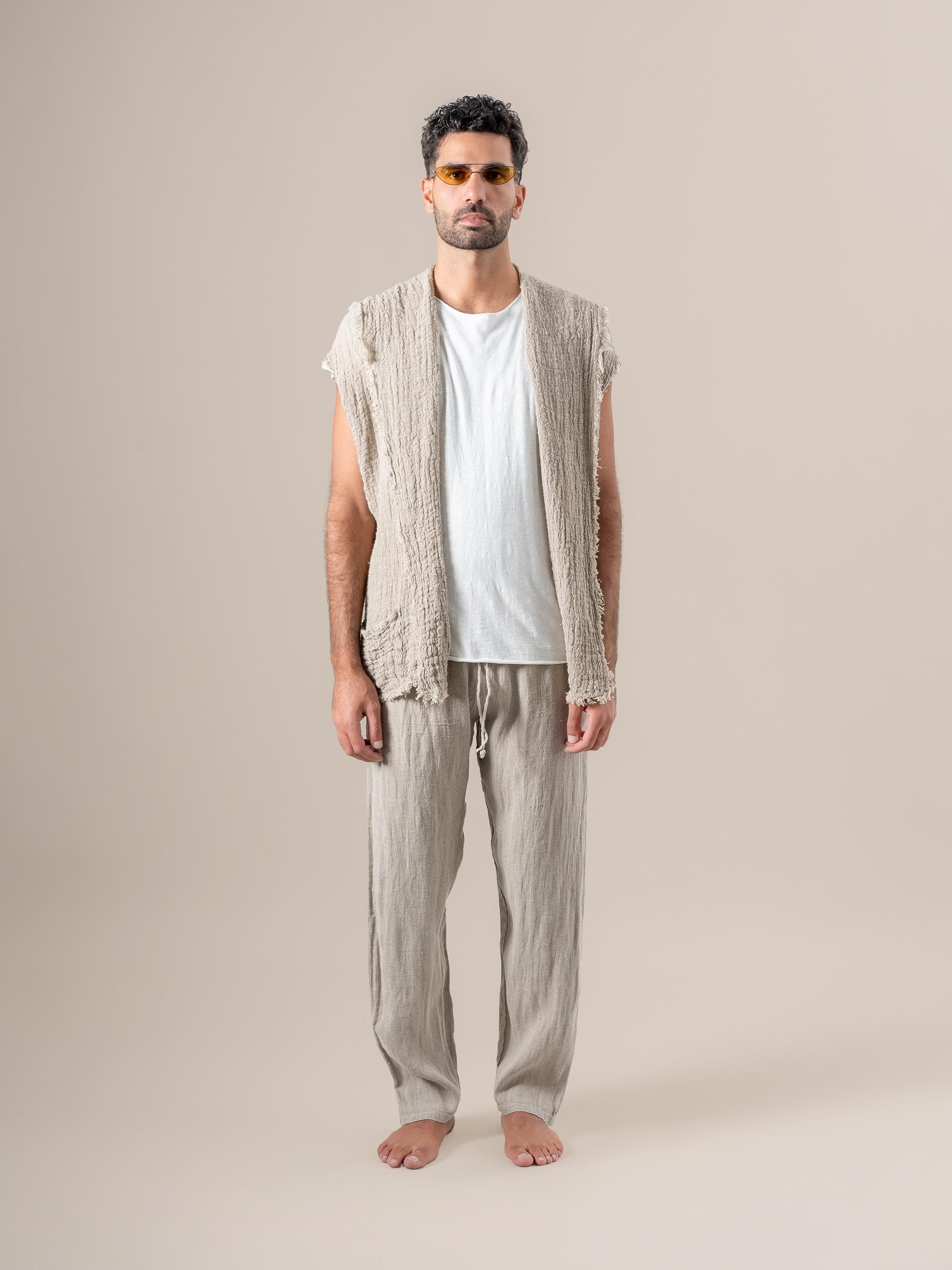 Gilet Romano di Ulivo Naturale GILET ROMANO ulivo 12 Bottega Di Brunella