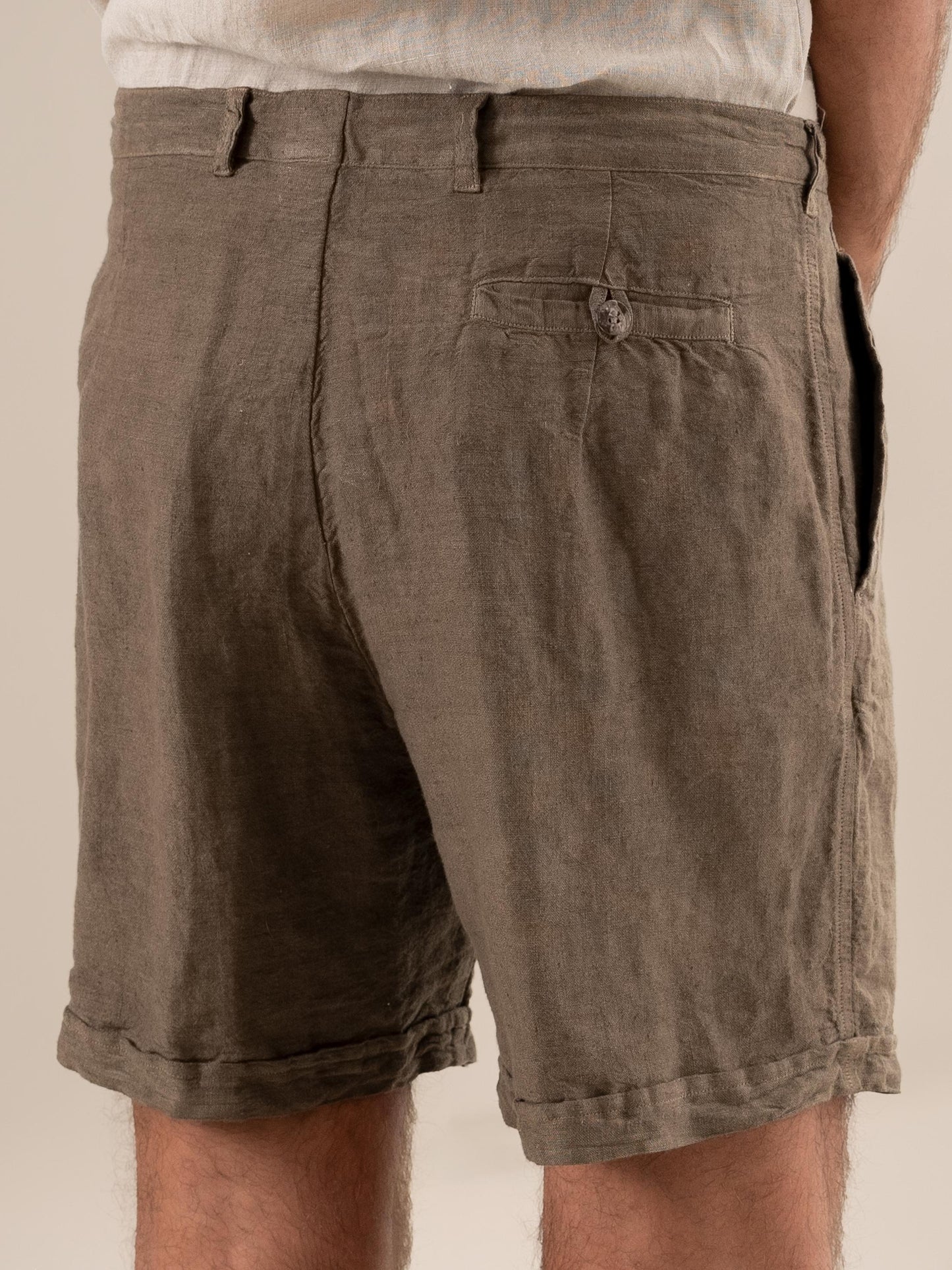 Bermuda Edoardo Lino Medio Fossile BERMUDA EDOARDO lino medio 284 Bottega Di Brunella