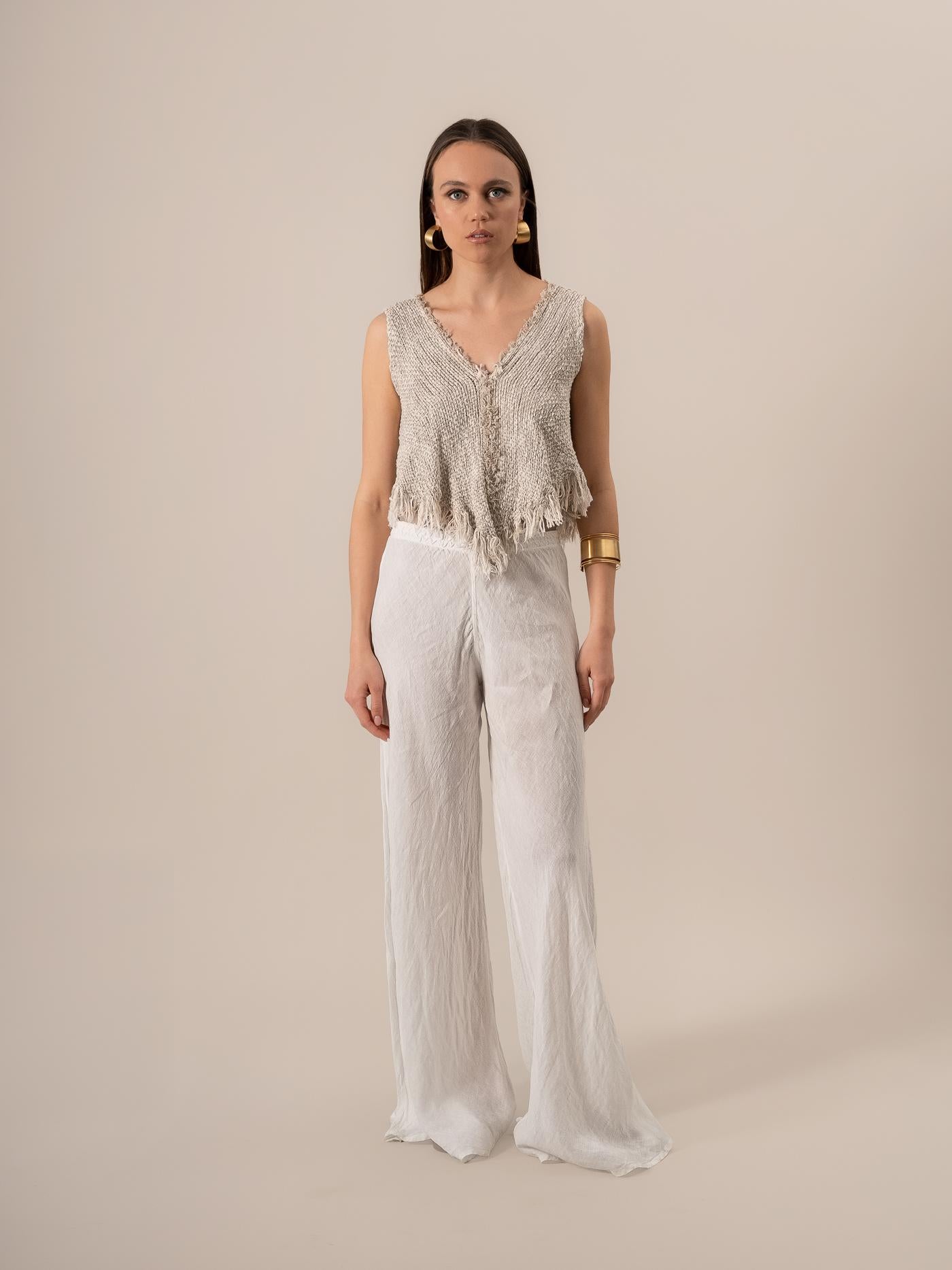 Top Mini Bazaar Tela Campo Naturale TOP MN BAZAAR tela campo 12 Bottega Di Brunella