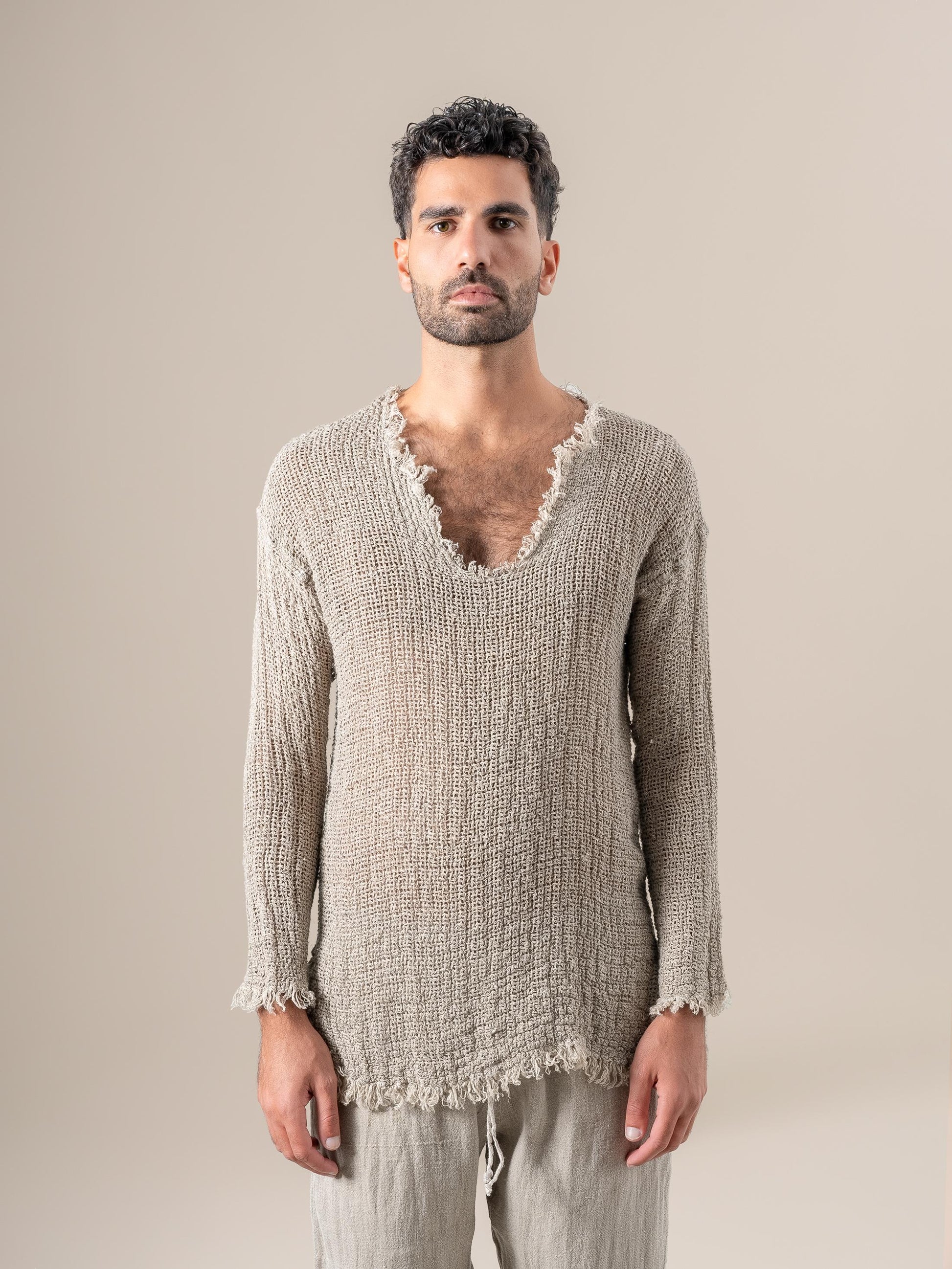 Maglia Sandokan Campagna Naturale MAGLIA SANDOKAN campagna 12 Bottega Di Brunella