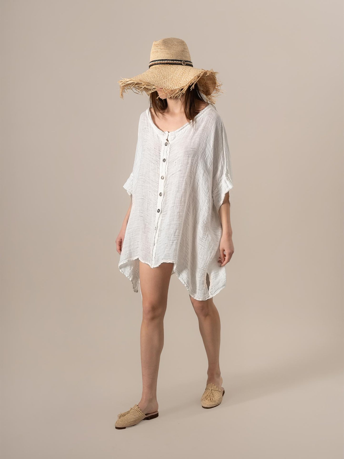 Casacca Bellatrix Garzata Latte CASACCA BELLATRIX garzata 33 Bottega Di Brunella