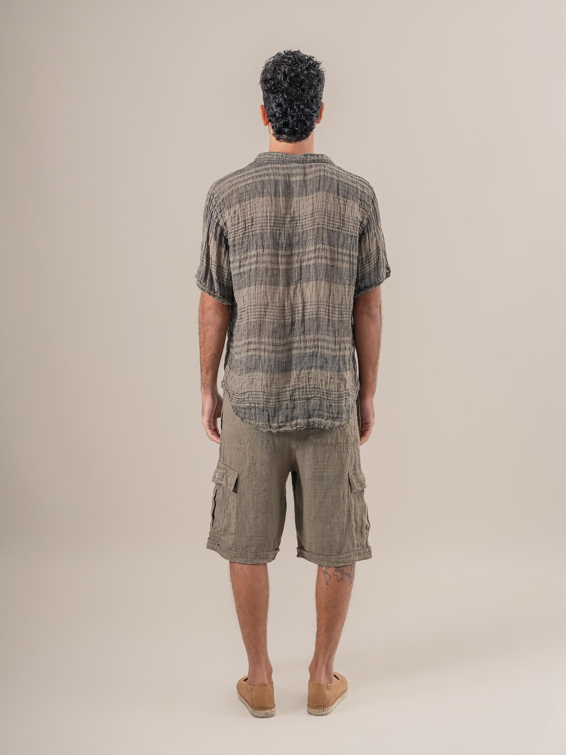 Camicia Monica Garza Moma Fossile CAMICIA MONICA garza moma 284 Bottega Di Brunella