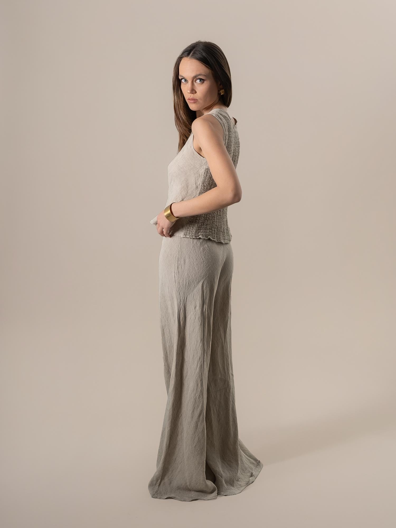 Pantalone Simone Battista Naturale PANTALONE SIMONE battista 12 Bottega Di Brunella