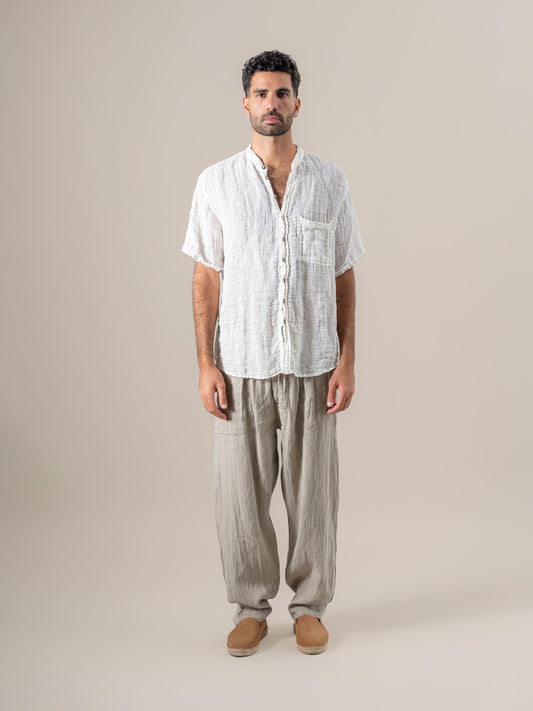 Camicia Samui Garzata Latte CAMICIA SAMUI garzata 33 Bottega Di Brunella