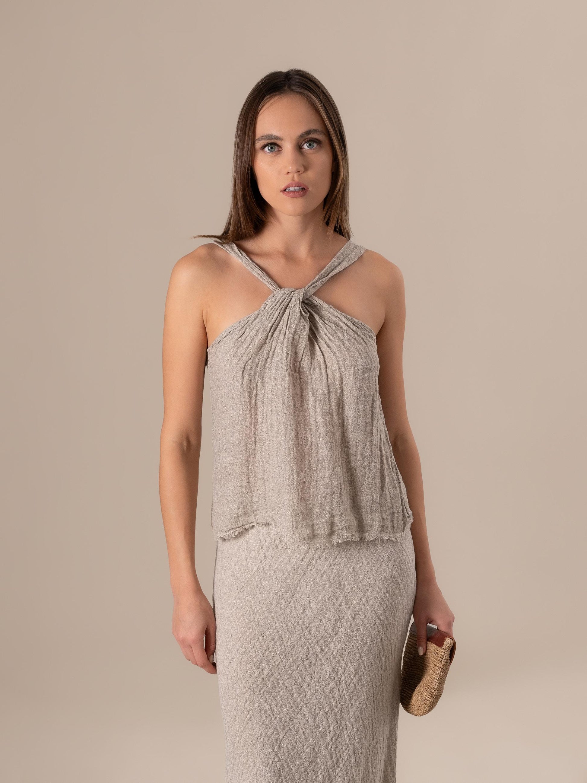 Top Timo Increspato Naturale TOP TIMO increspato 12 Bottega Di Brunella