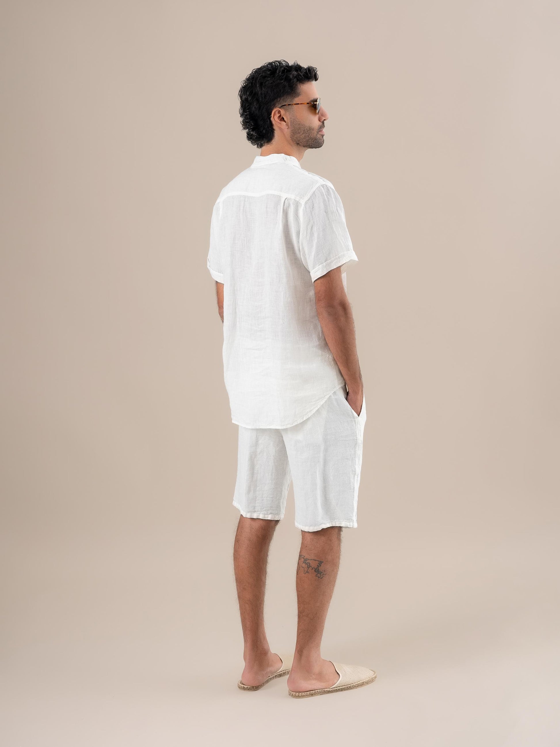 Camicia Peppe M/M Coreana Battista Latte CAMICIA PEPPE m/m kor battista 33 Bottega Di Brunella