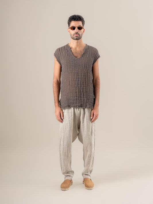 Maglia Sandokan G/M Ulivo Carrubo MAGLIA SANDOKAN G/M ulivo 281 Bottega Di Brunella