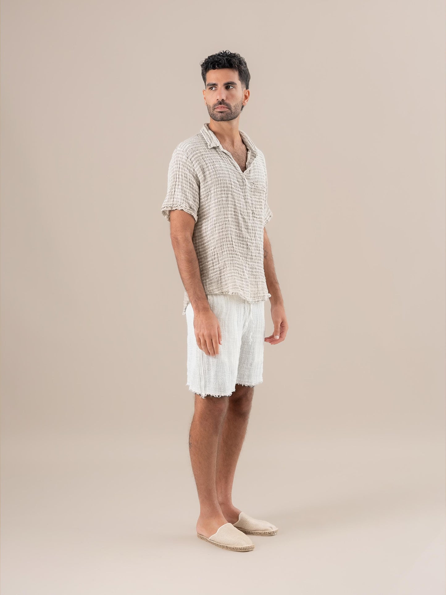 Shorts Amalfi Aida Latte SHORT AMALFI aida 33 Bottega Di Brunella