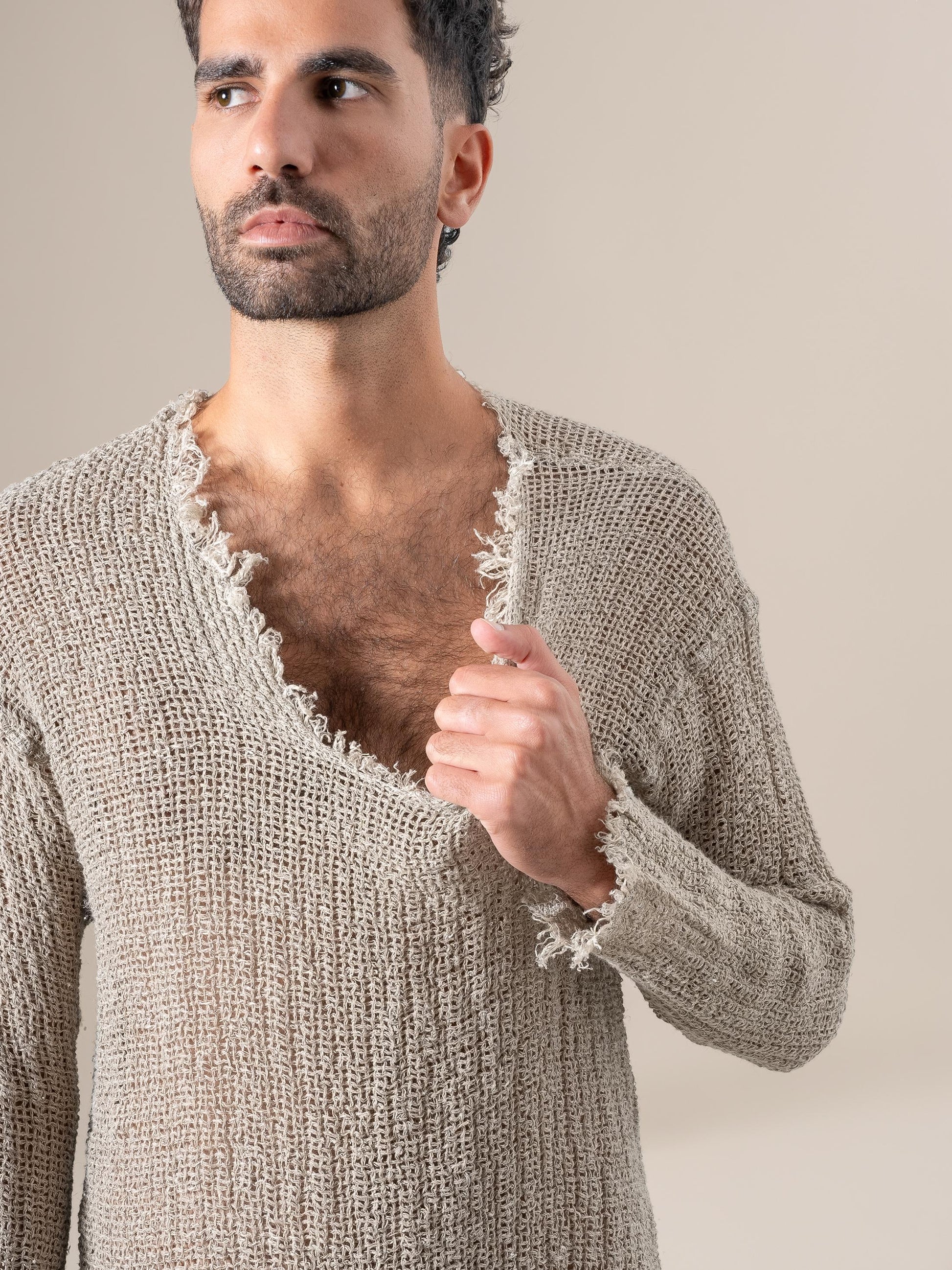 Maglia Sandokan Campagna Naturale MAGLIA SANDOKAN campagna 12 Bottega Di Brunella