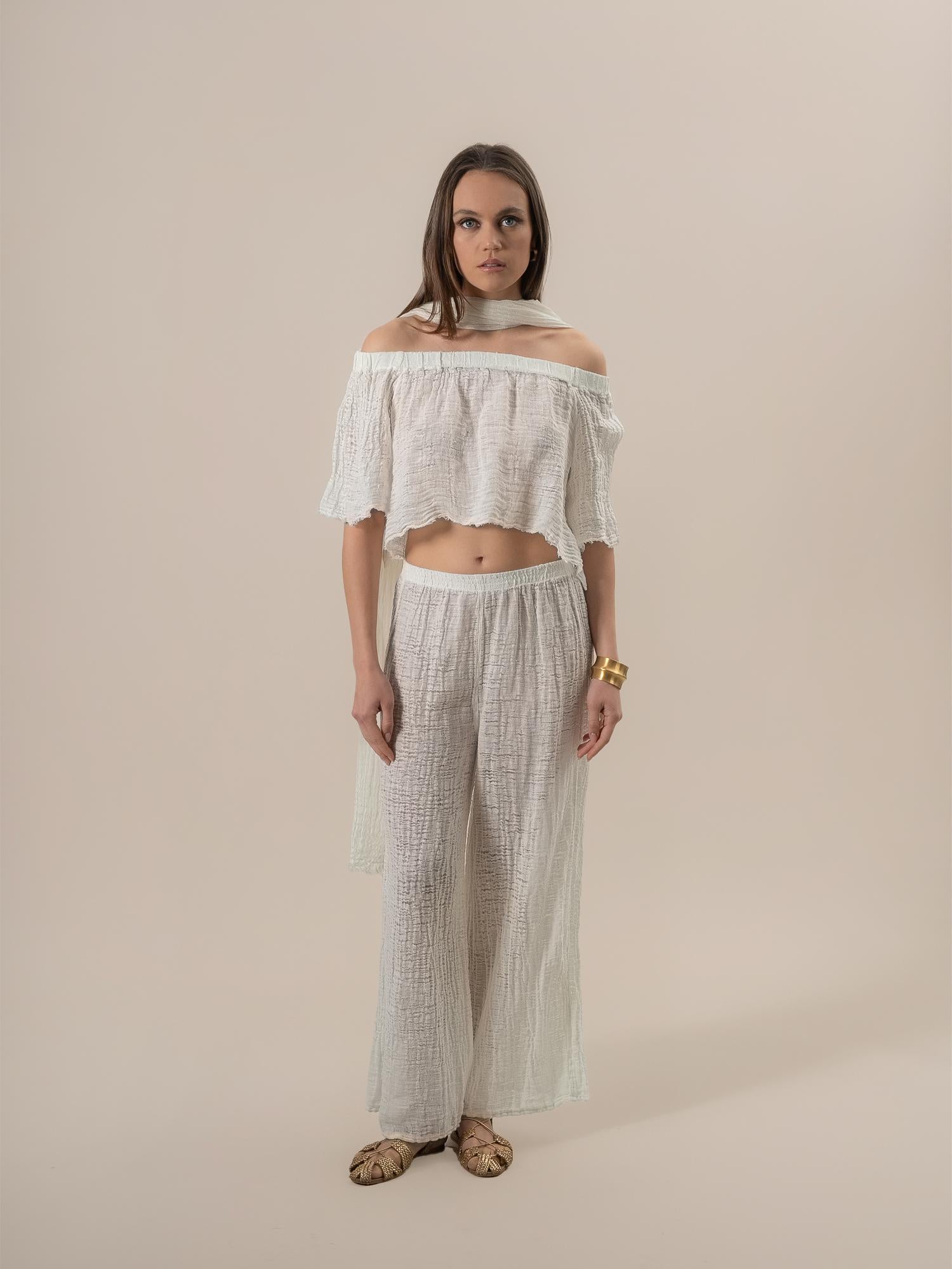 Top Nespolo Garzata Latte TOP NESPOLO GARZATA 33 Bottega Di Brunella