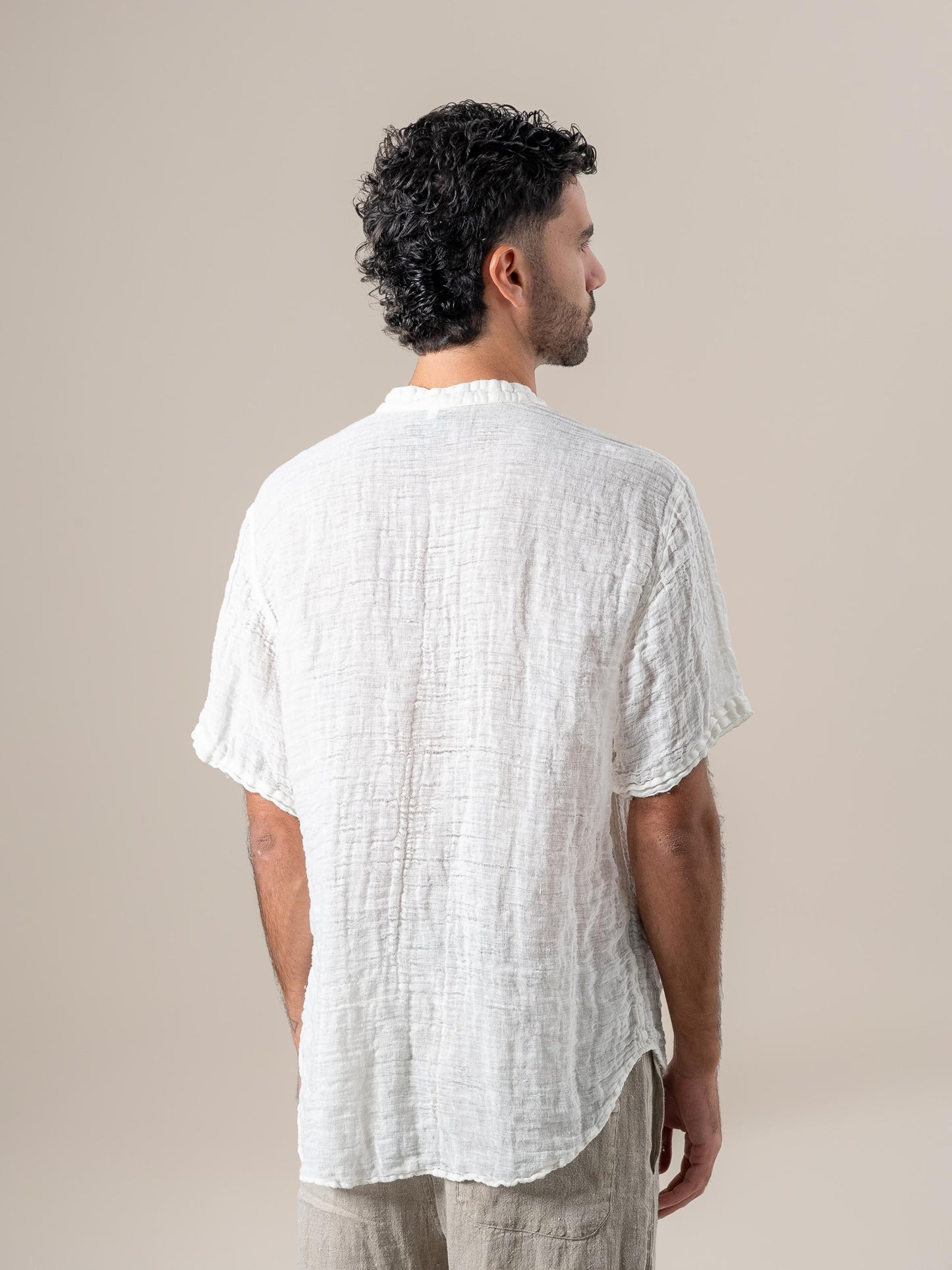 Camicia Samui Garzata Latte CAMICIA SAMUI garzata 33 Bottega Di Brunella
