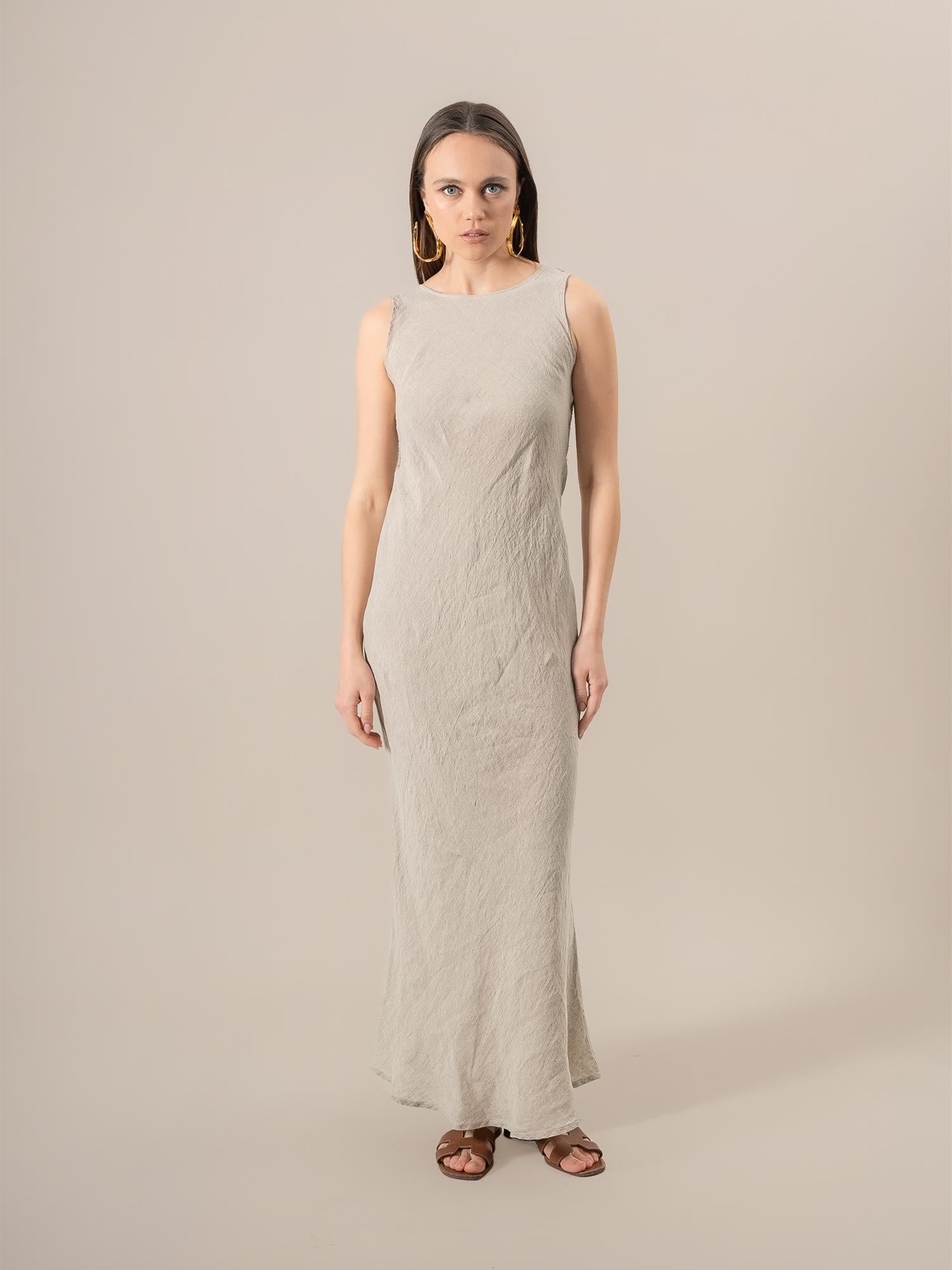 Vestito Ireneo Battista Naturale VESTITO IRENEO battista 12 Bottega Di Brunella