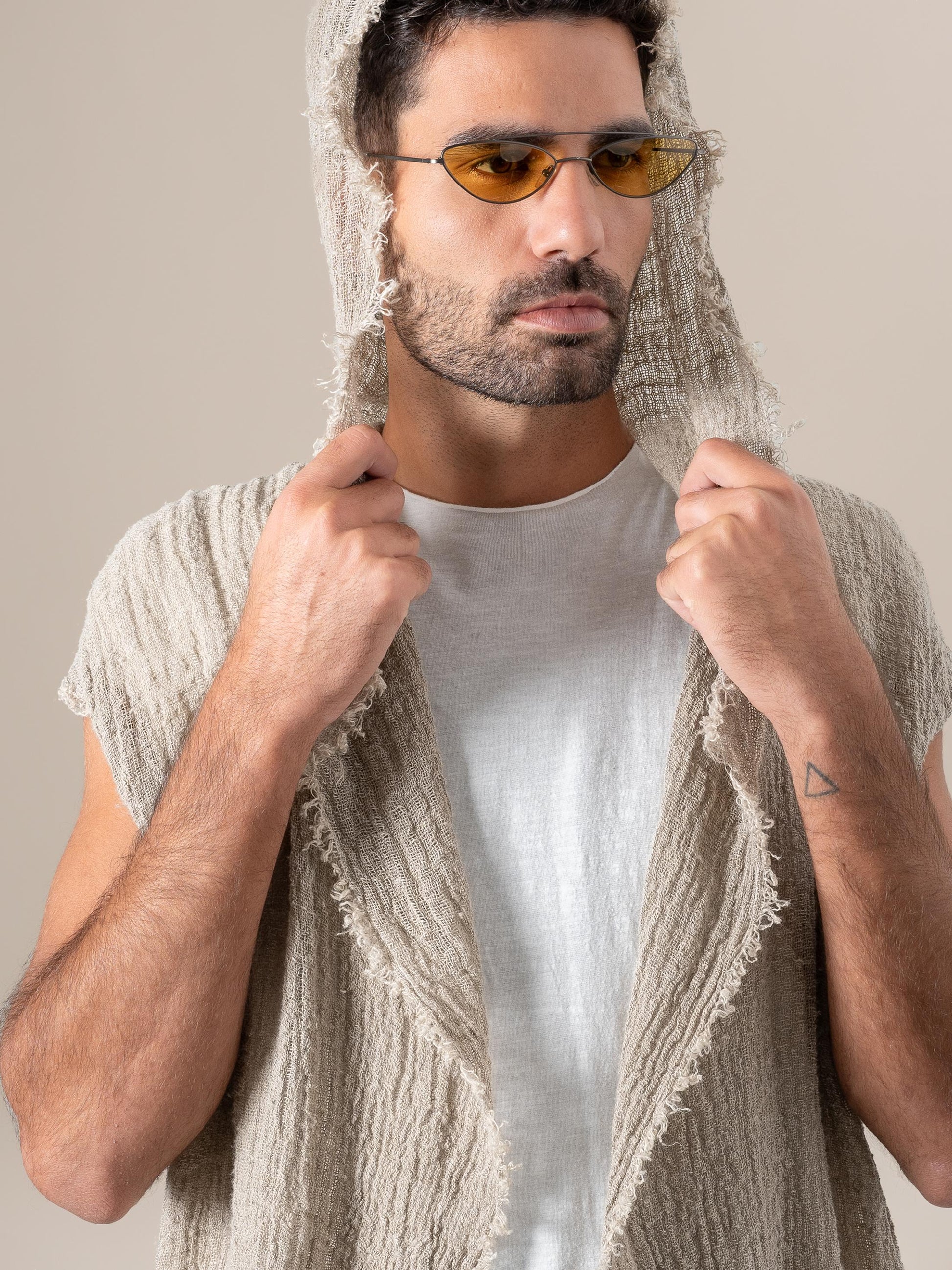 Gilet Romano di Ulivo Naturale GILET ROMANO ulivo 12 Bottega Di Brunella