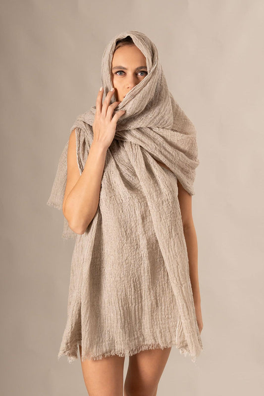 Scialle Semplice Naturale SCIALLE SEMPLICE special sc 12 Bottega Di Brunella