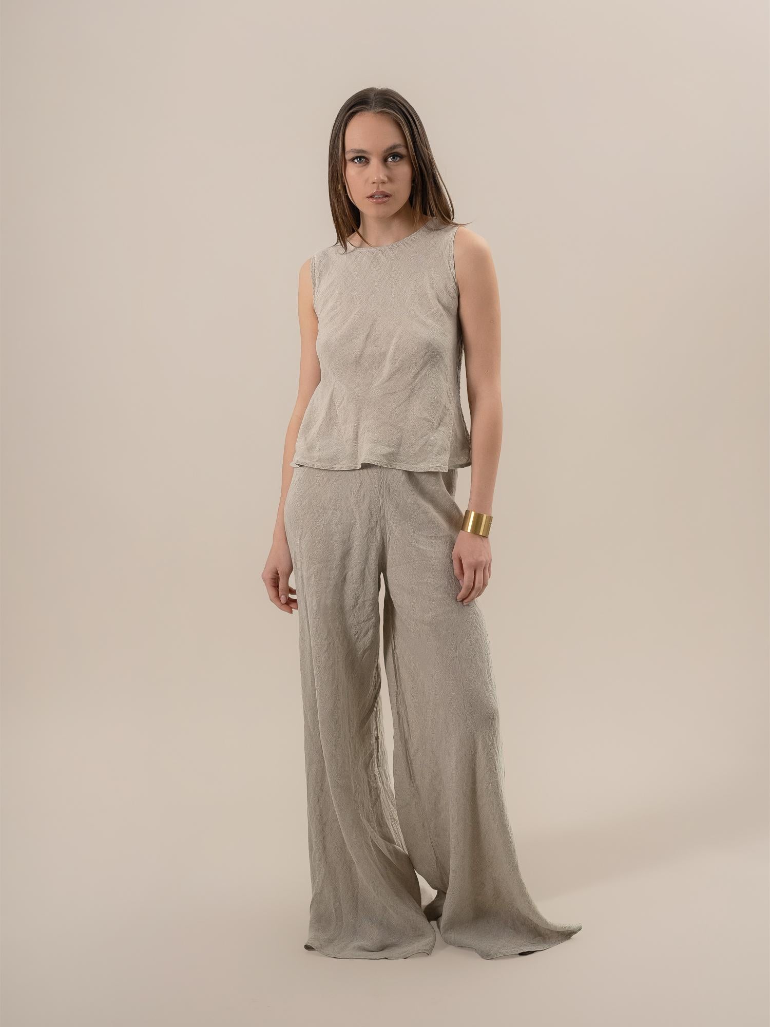 Pantalone Simone Battista Naturale PANTALONE SIMONE battista 12 Bottega Di Brunella