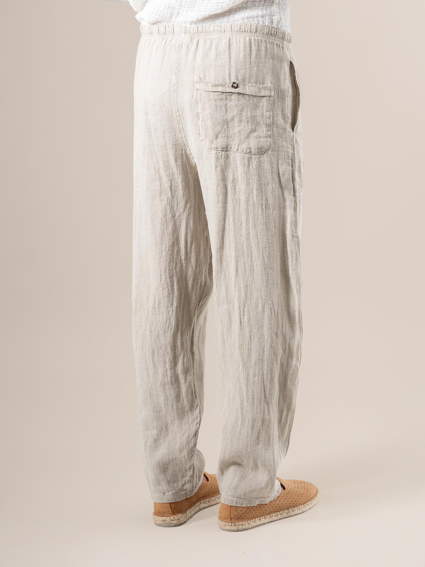 Pantalone Paolo Tela Country Naturale PANTALONE PAOLO tela country 12 Bottega Di Brunella