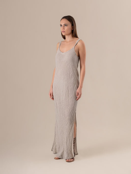 Vestito Sottoveste Maxi Garzata Naturale SOTTOVESTE MAXI garzata 12 Bottega Di Brunella