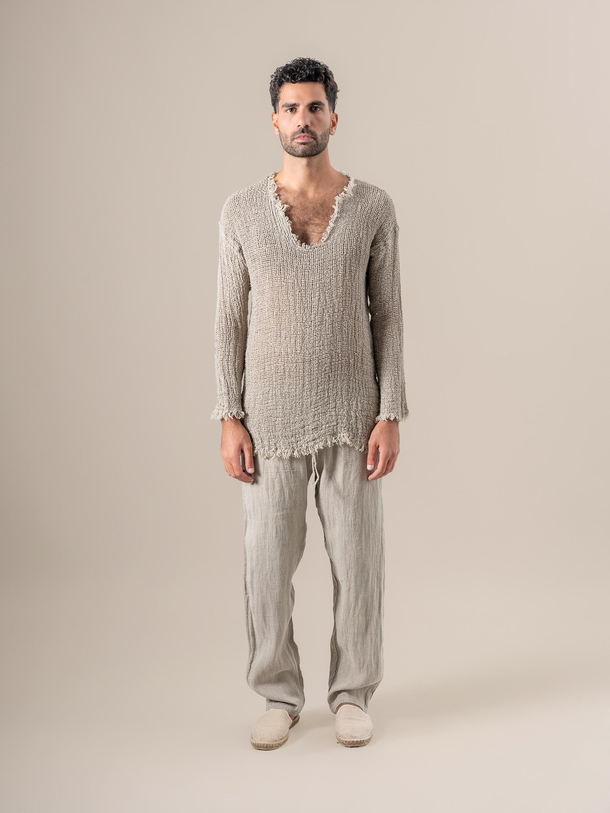 Maglia Sandokan Campagna Naturale MAGLIA SANDOKAN campagna 12 Bottega Di Brunella