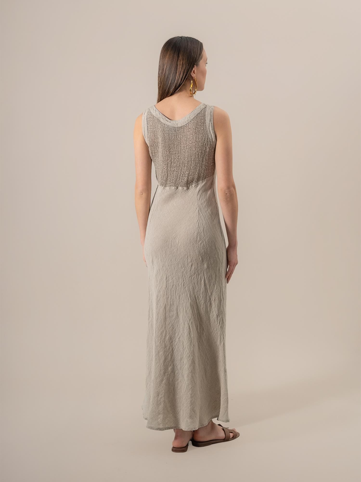 Vestito Ireneo Battista Naturale VESTITO IRENEO battista 12 Bottega Di Brunella