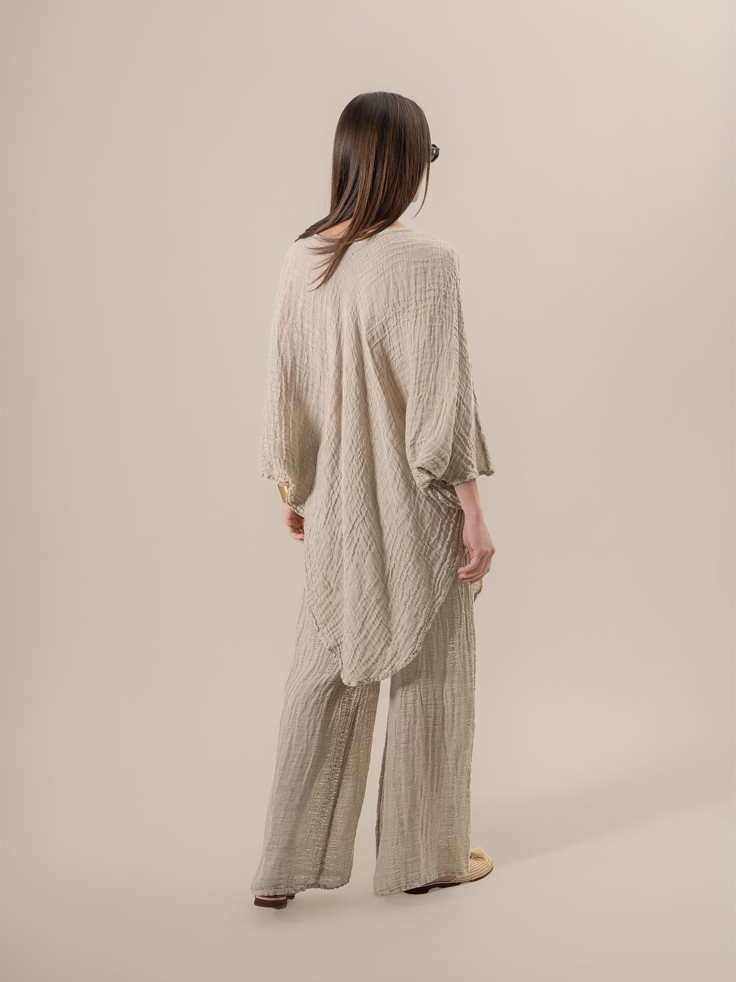 Camicia Fausta Garzata Naturale CAMICIA FAUSTA garzata 12 Bottega Di Brunella 