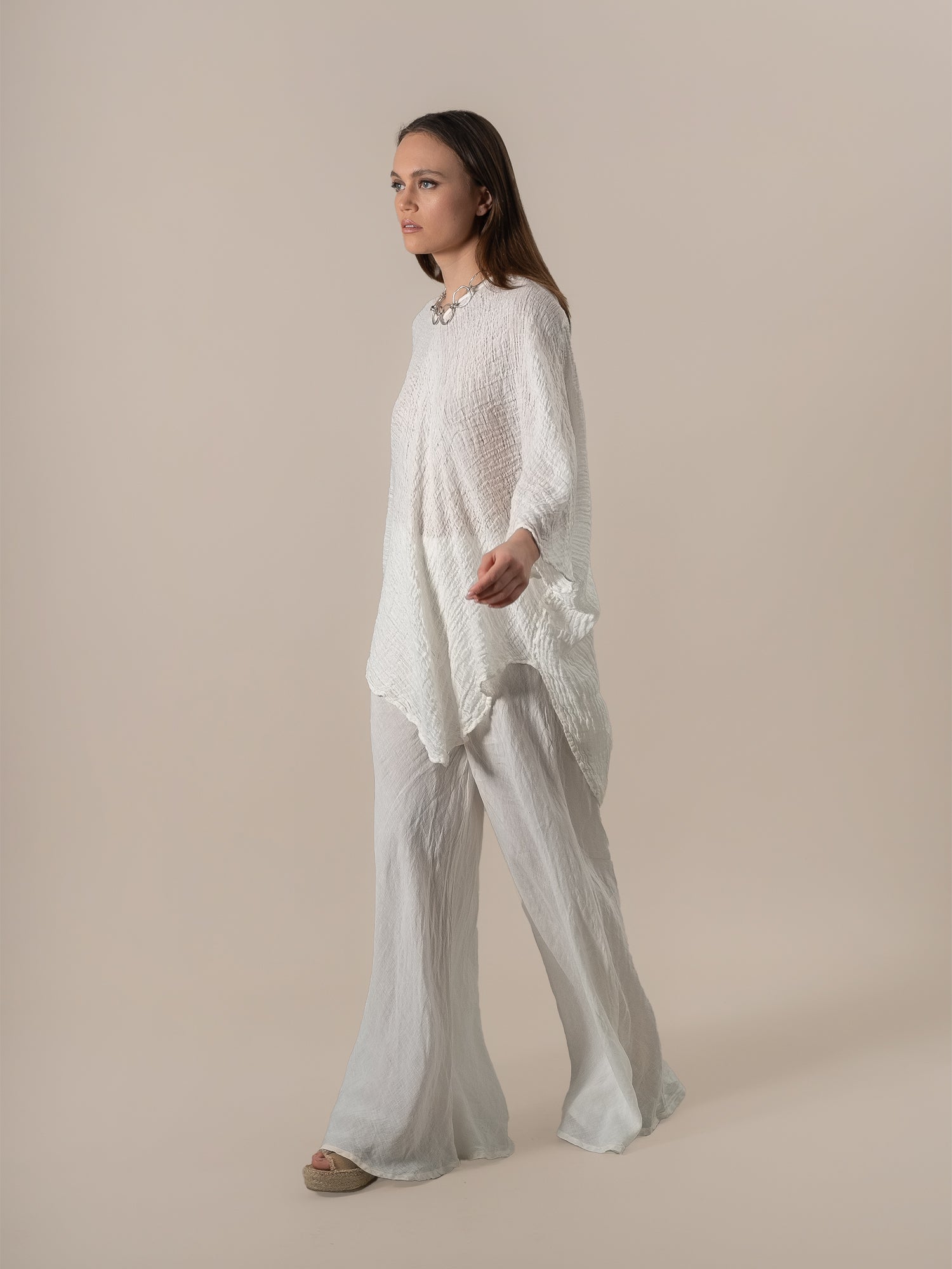 Camicia Fausta Garzata Latte CAMICIA FAUSTA garzata 33 Bottega Di Brunella 
