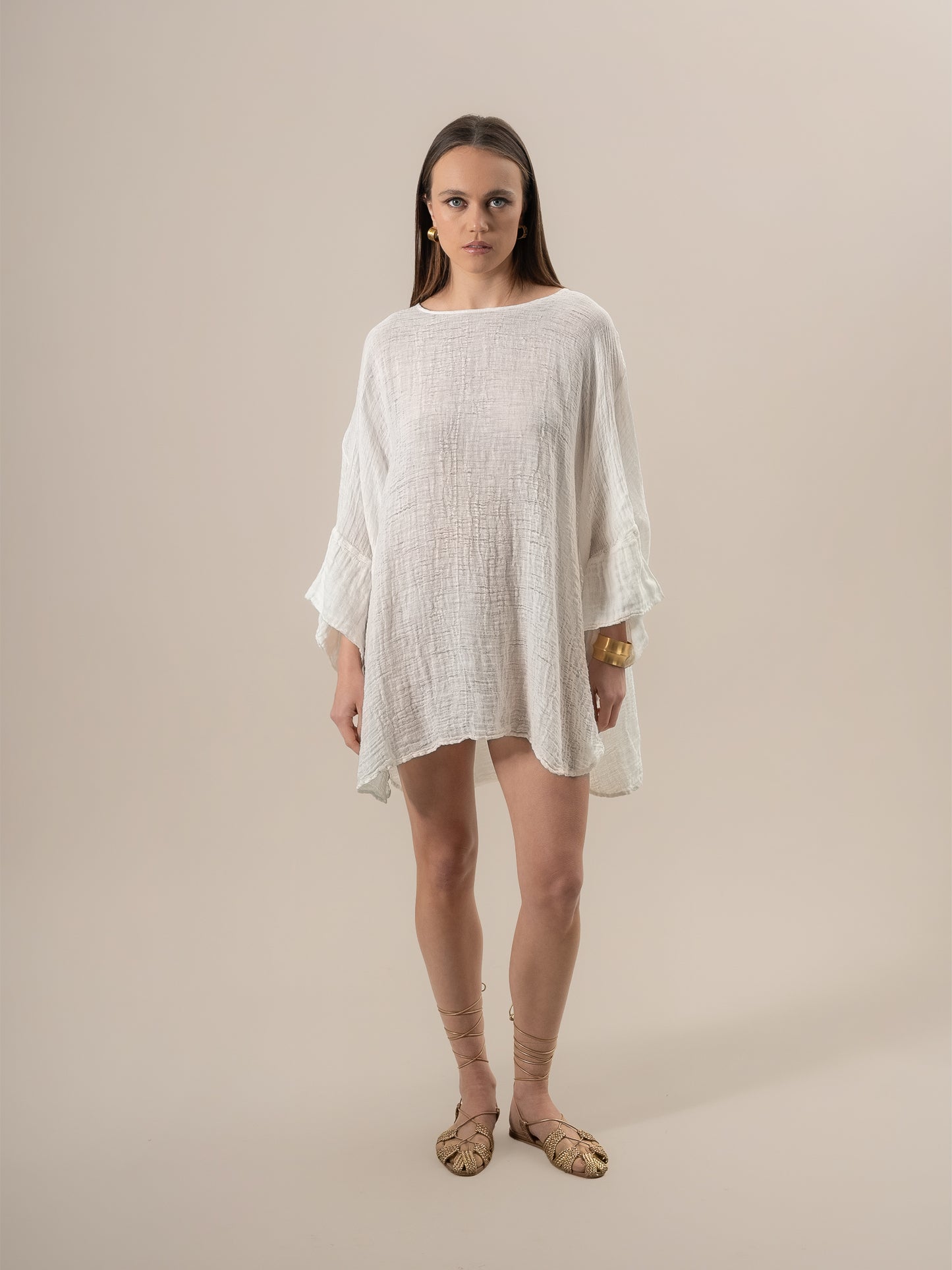 Camicia Hip Hop Garzata Latte CAMICIA HIP HOP garzata 33 Bottega Di Brunella 