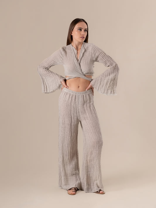 Pantalone Rock Garzata Naturale PANTALONE ROCK garzata 12 Bottega Di Brunella 
