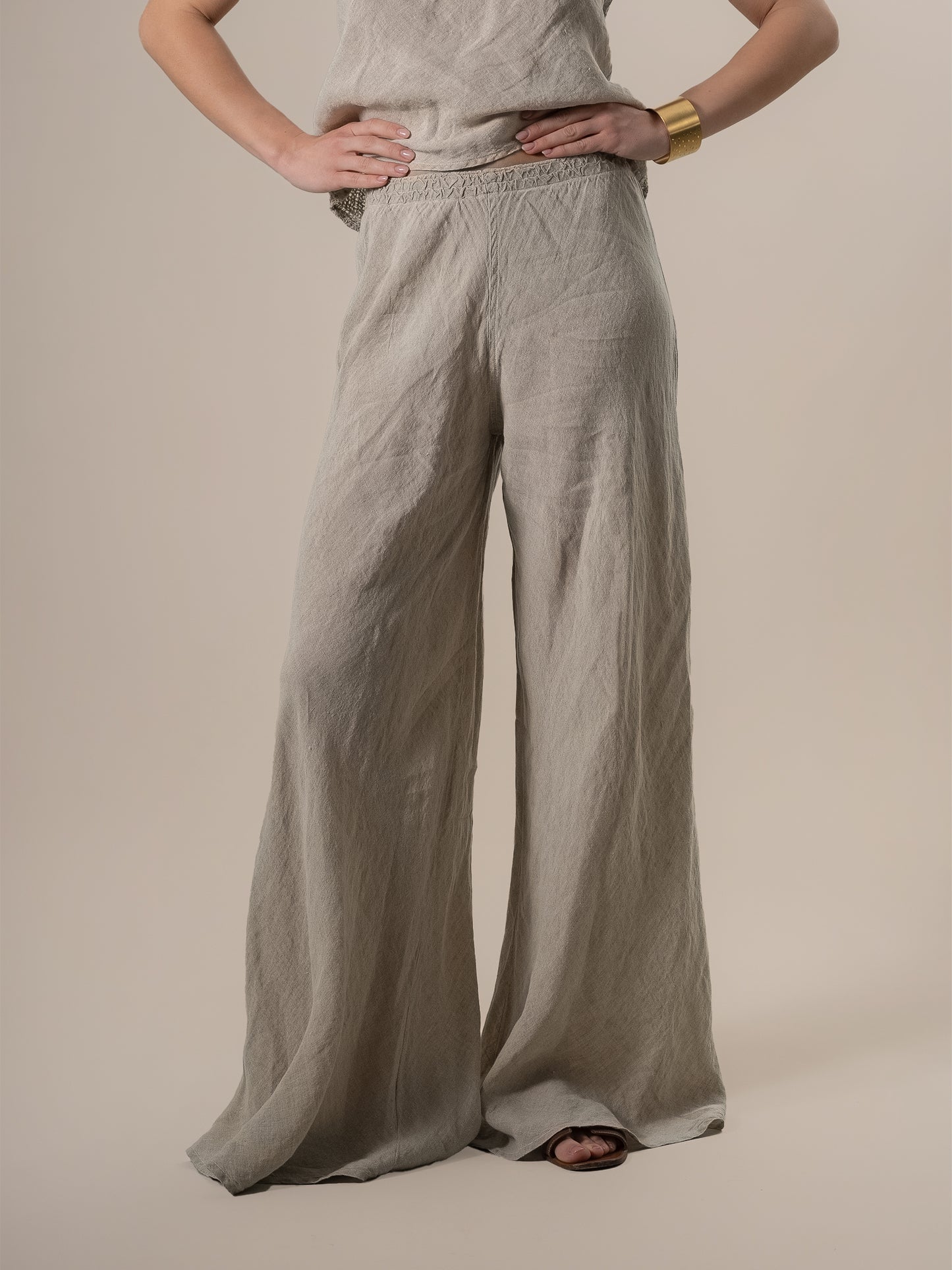Pantalone Simone Battista Naturale PANTALONE SIMONE battista 12 Bottega Di Brunella 