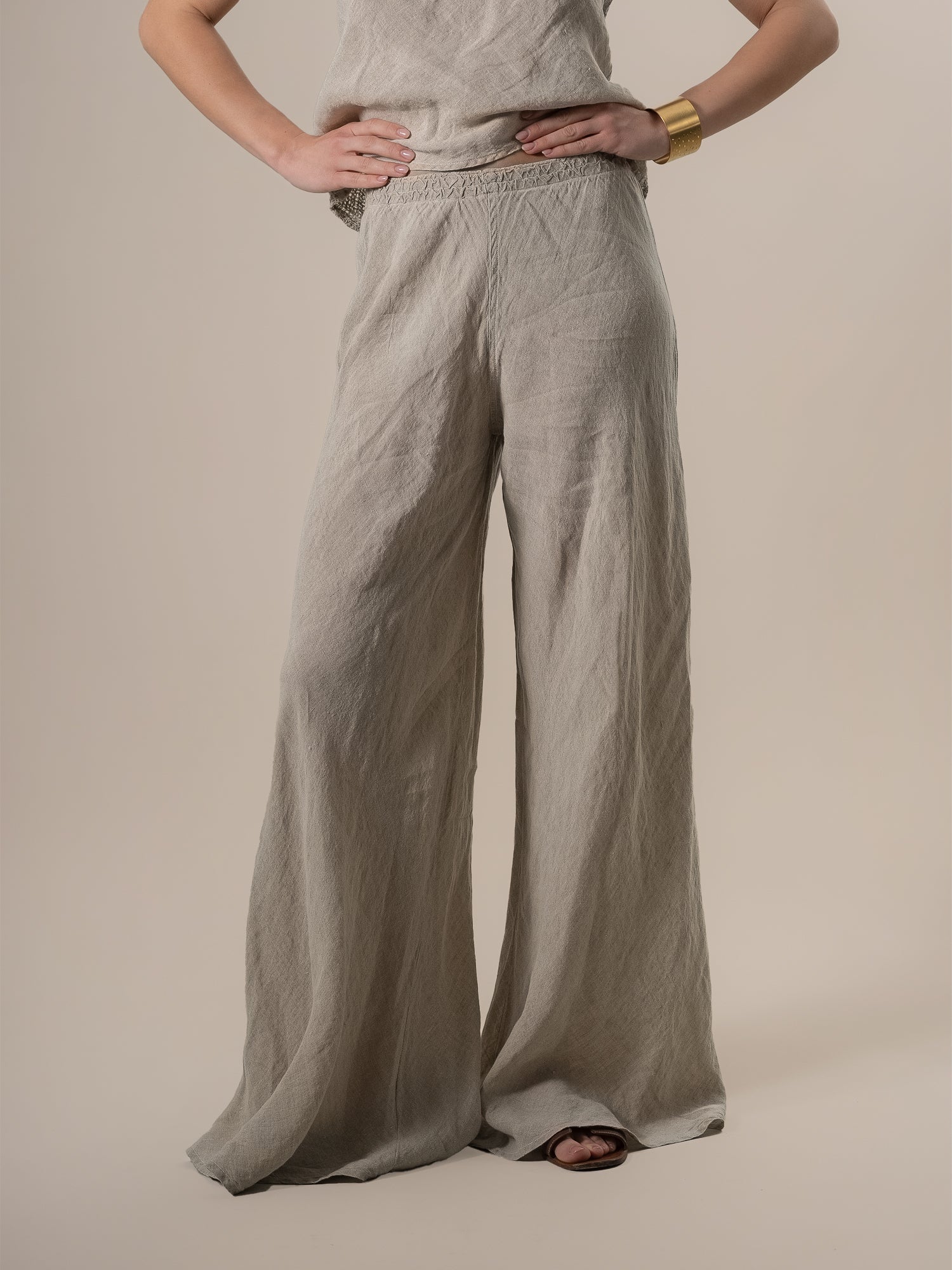 Pantalone Simone Battista Naturale PANTALONE SIMONE battista 12 Bottega Di Brunella 