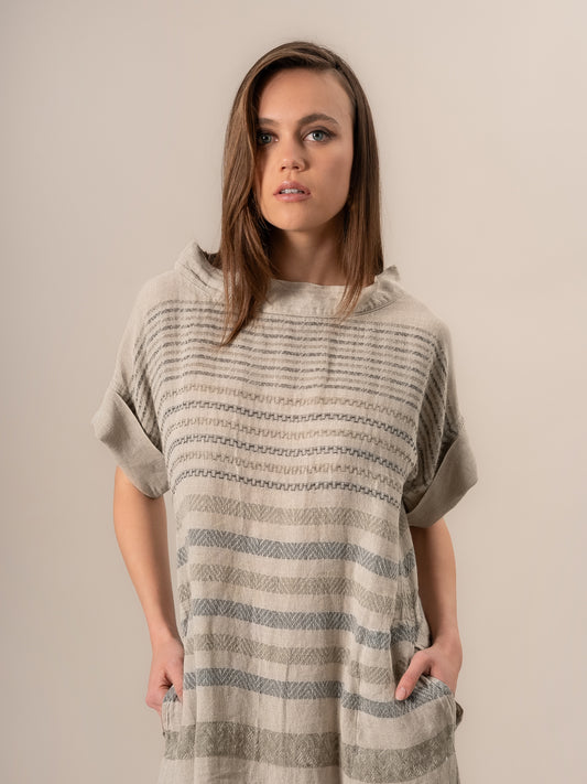 Vestito Titanic Taglio Patch Rosmarino Naturale VESTITO TITANIC T. PATCH ROS 12 Bottega Di Brunella 