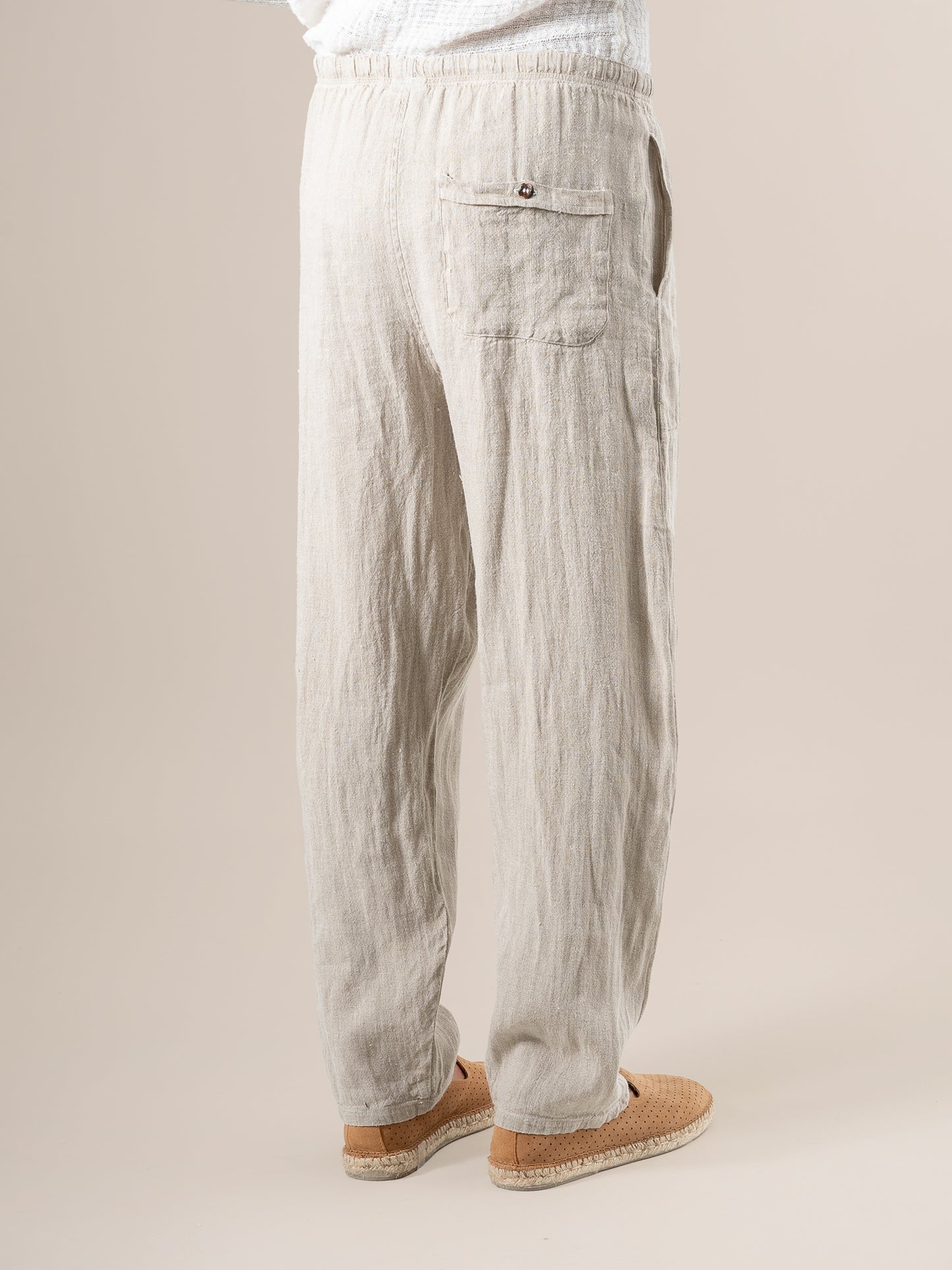 Pantalone Paolo Tela Country Naturale PANTALONE PAOLO tela country 12 Bottega Di Brunella 