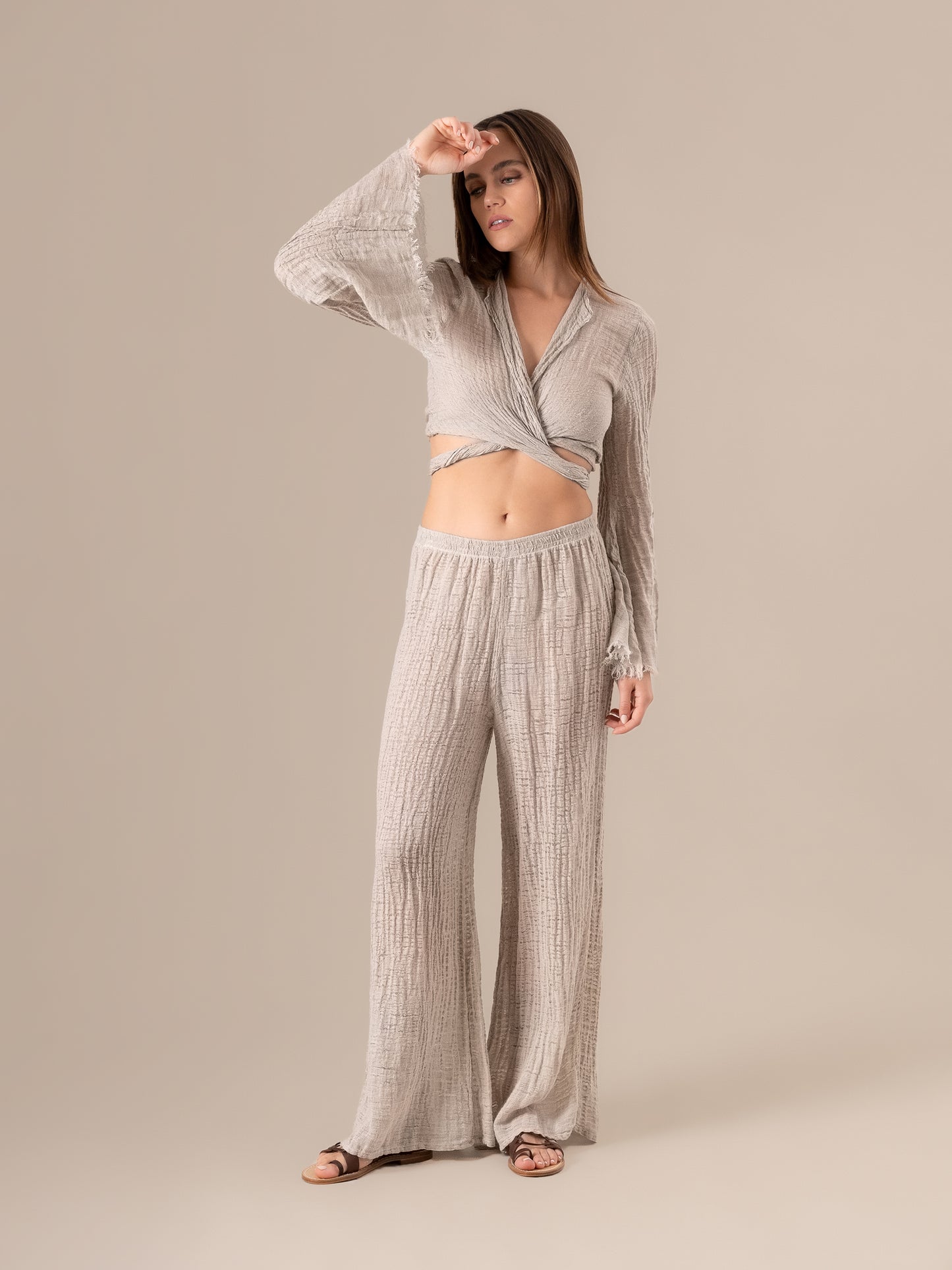 Bolero Mango Garzata Naturale BOLERO MANGO garzata 12 Bottega Di Brunella 